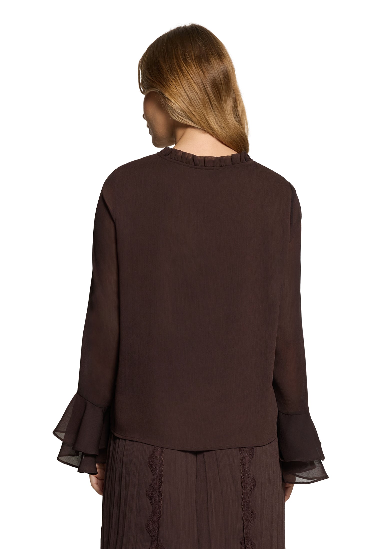 Cartoon Damen Blusen Black Coffee