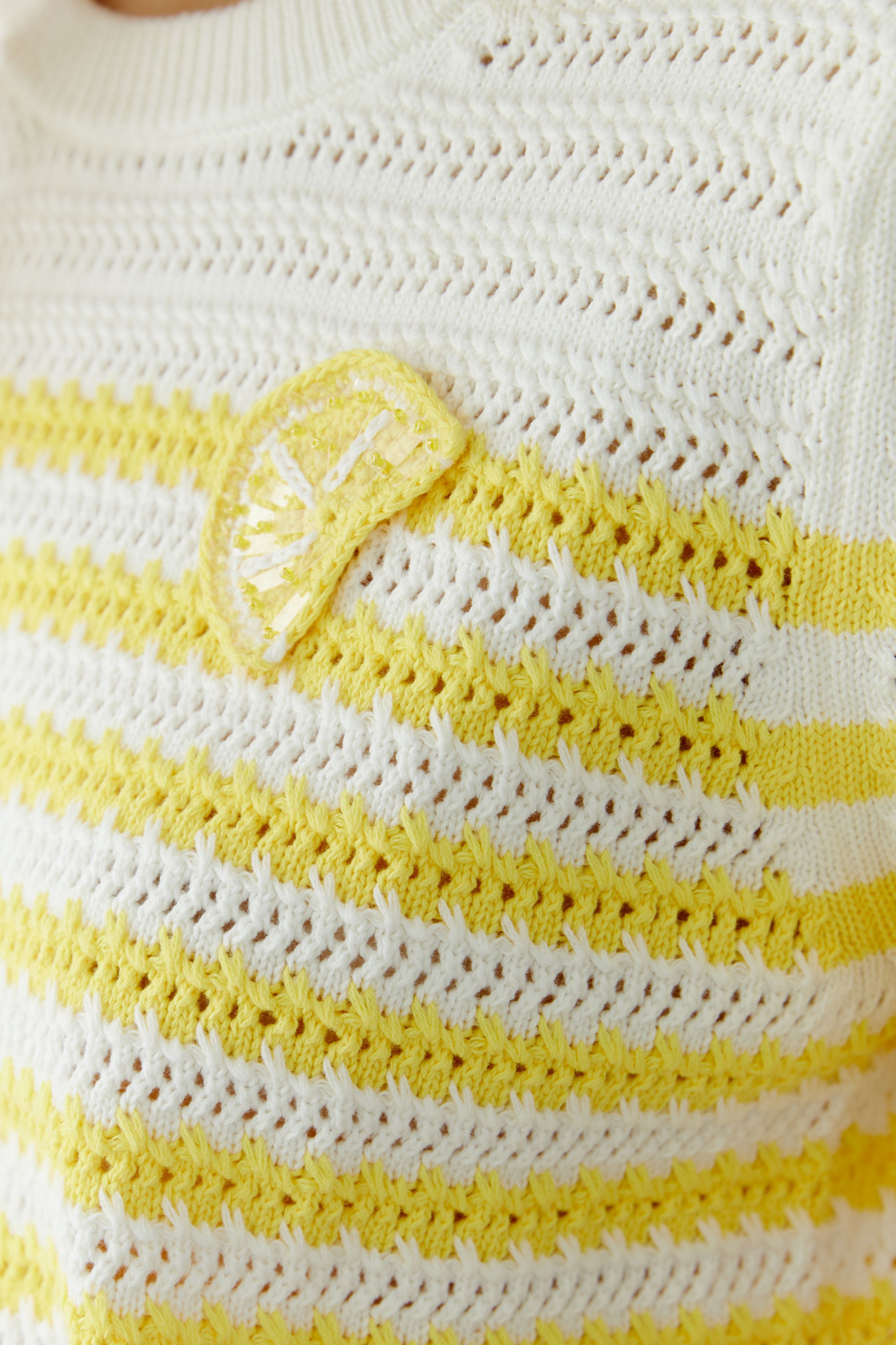Oui Damen Pullover White Yell