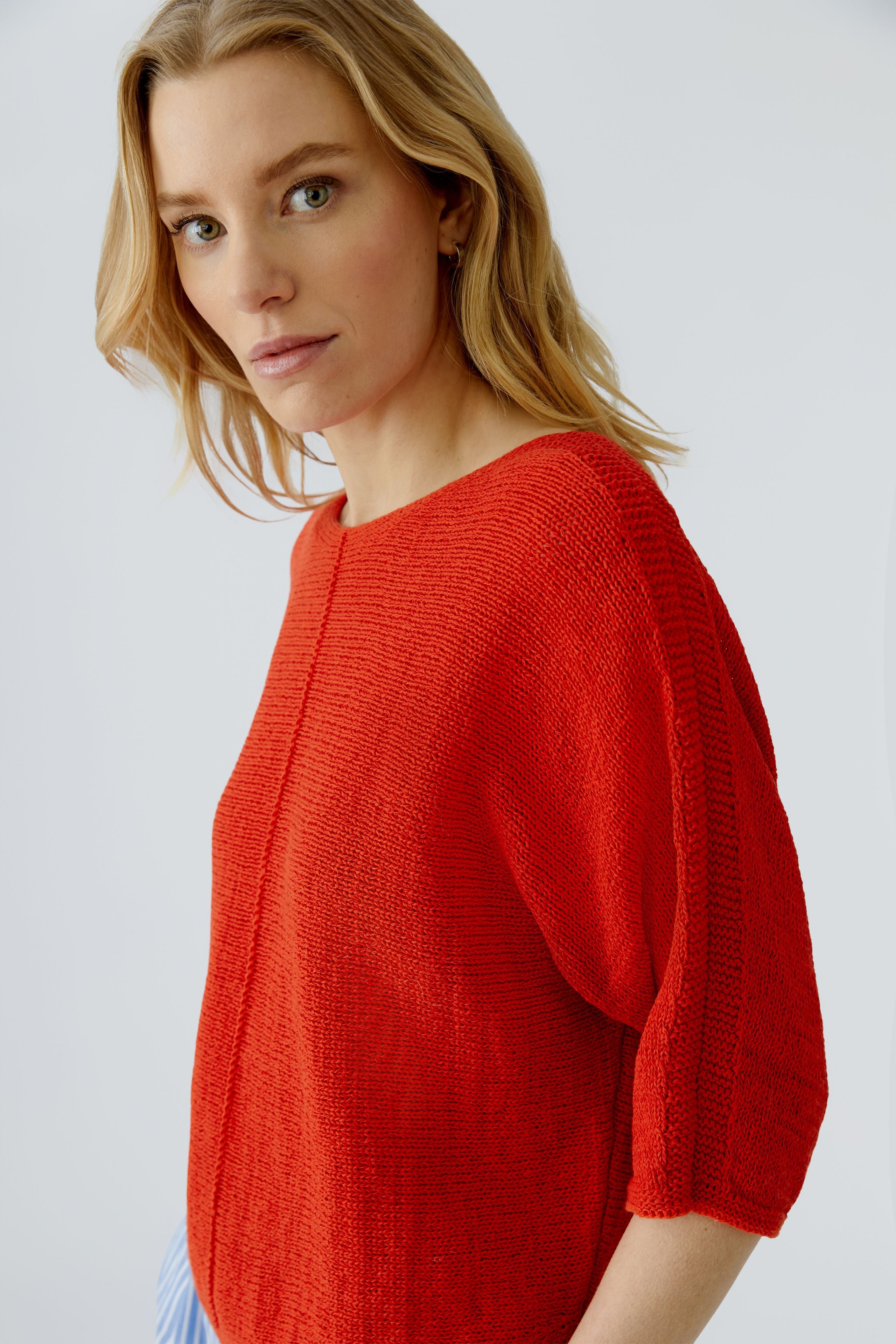 Oui Damen Pullover  Red Alert