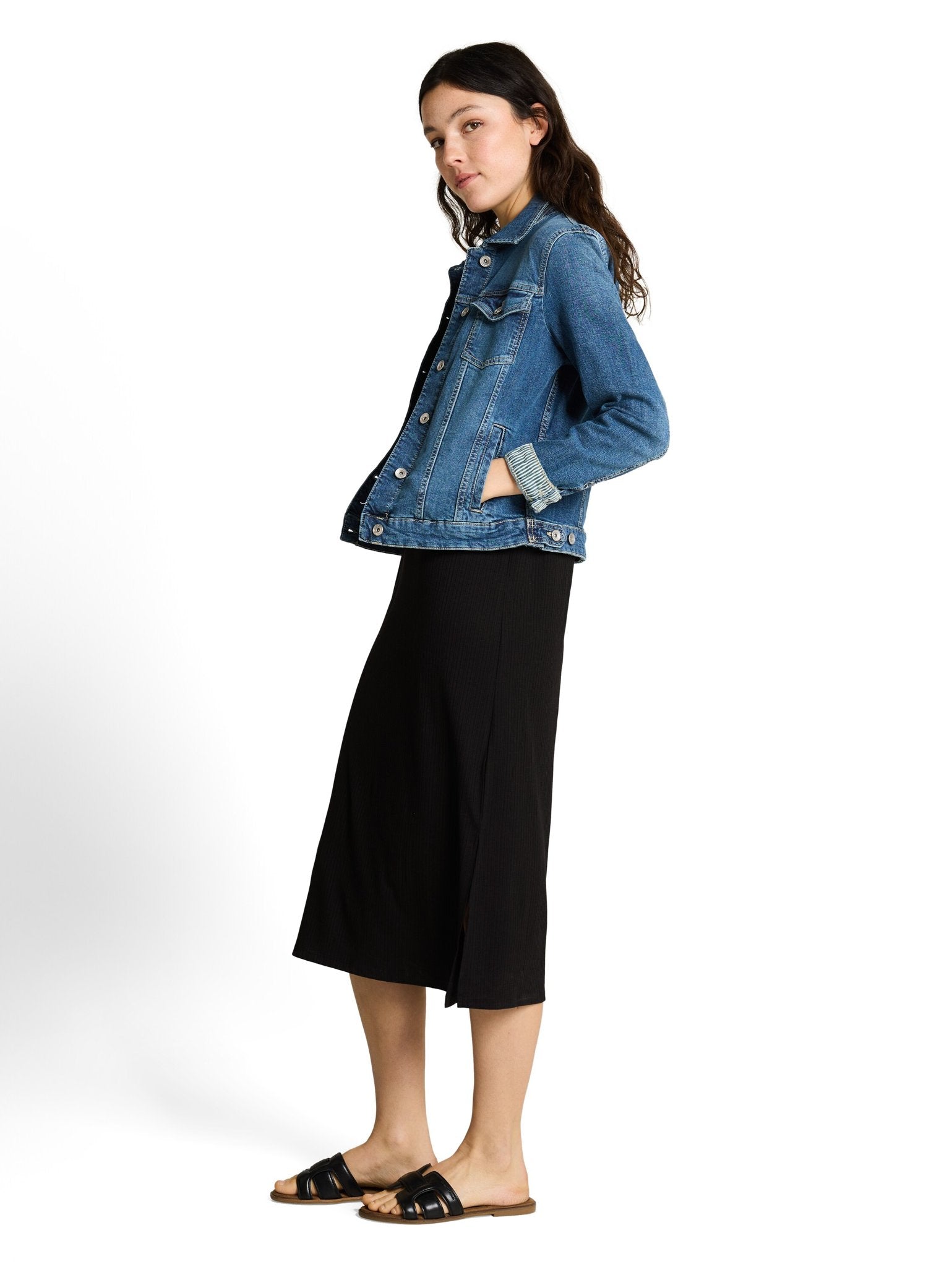 Tom Tailor denim Damen Kleider Deep Black