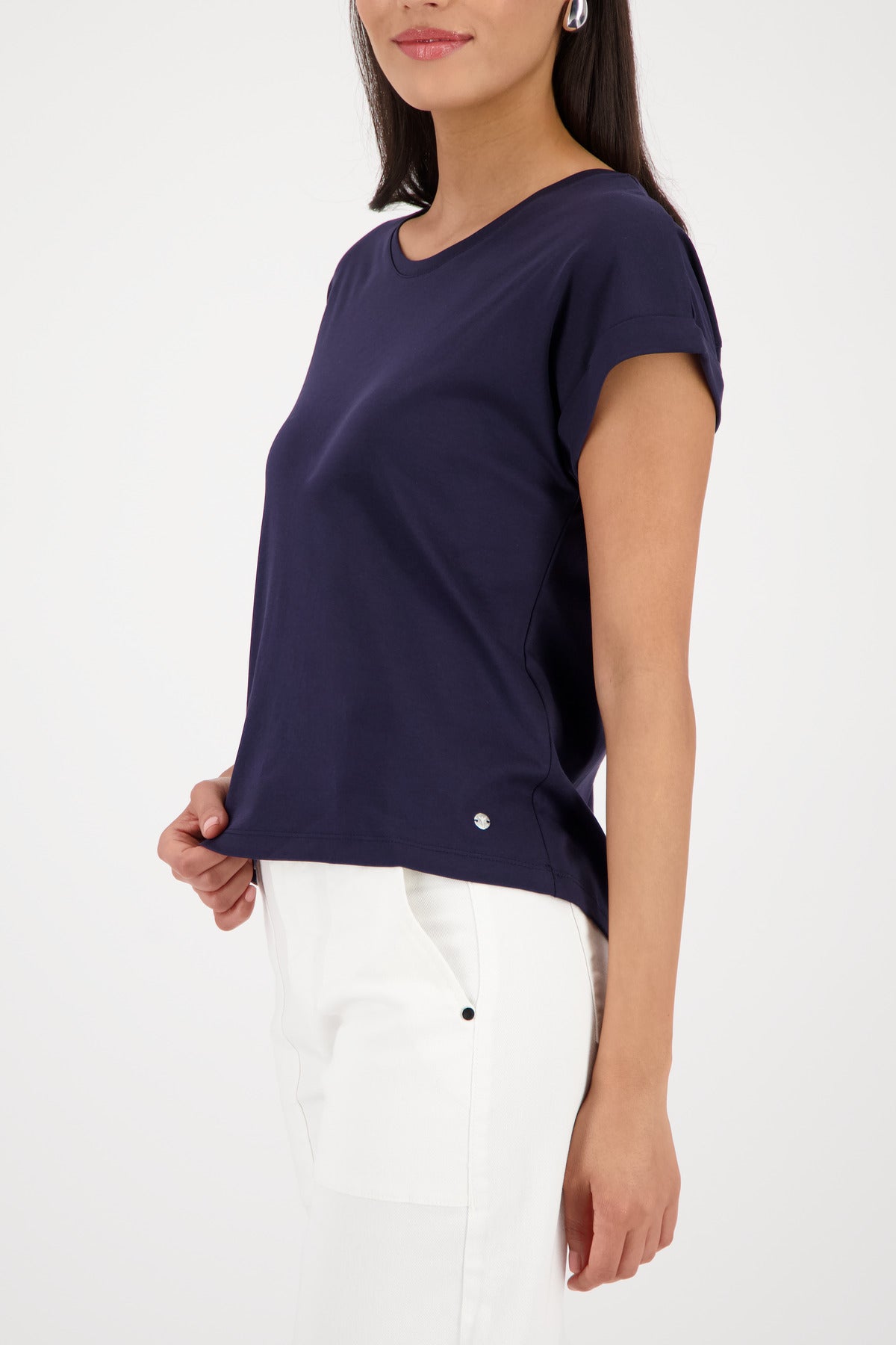 Monari Damen T-Shirts  Marine