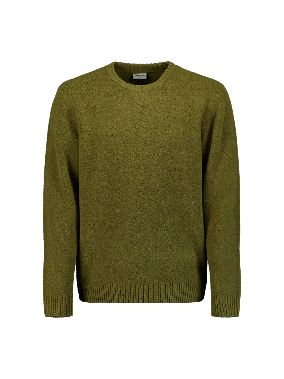 No Excess Herren Pullover Moss