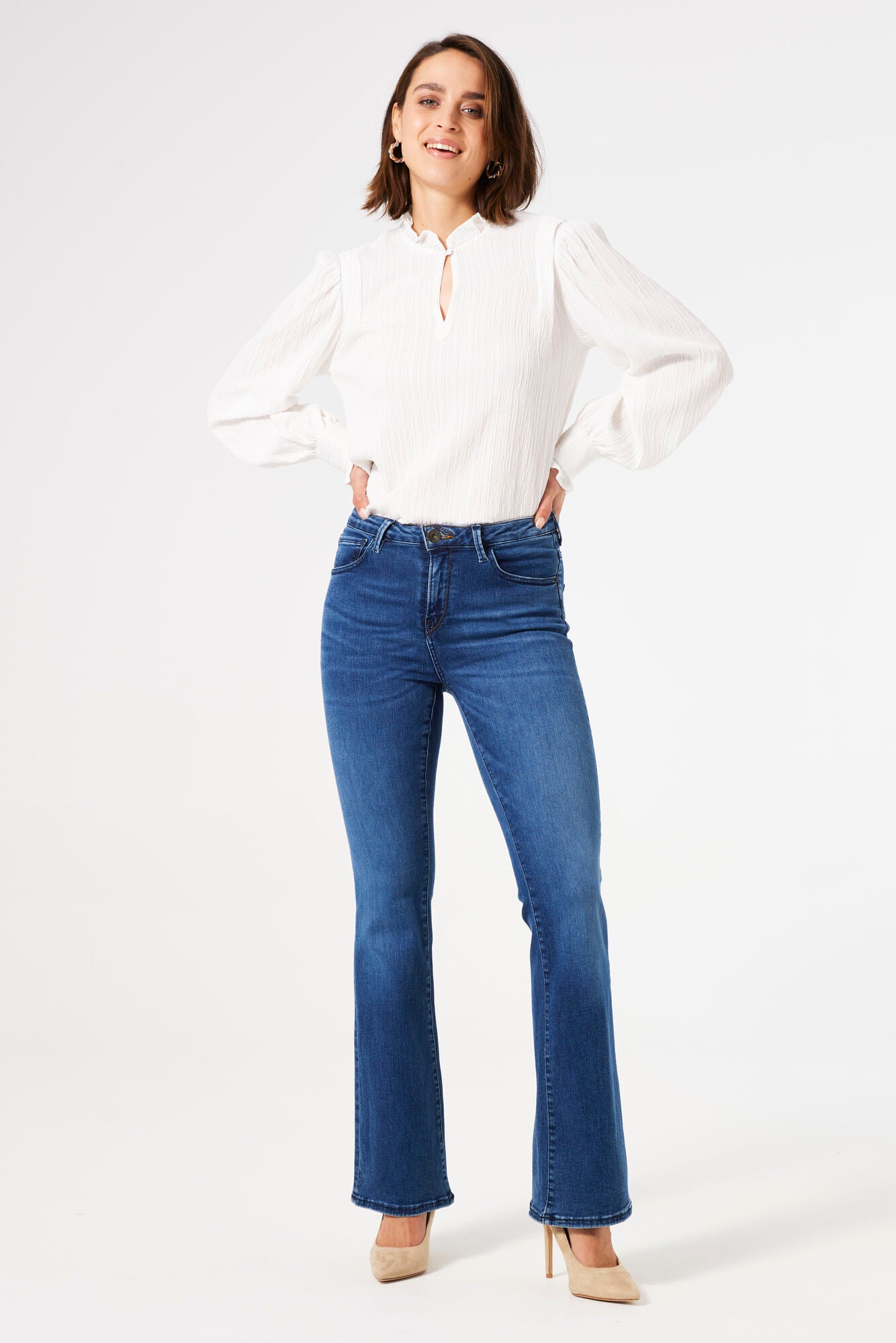 Garcia Damen Jeans Dark Used