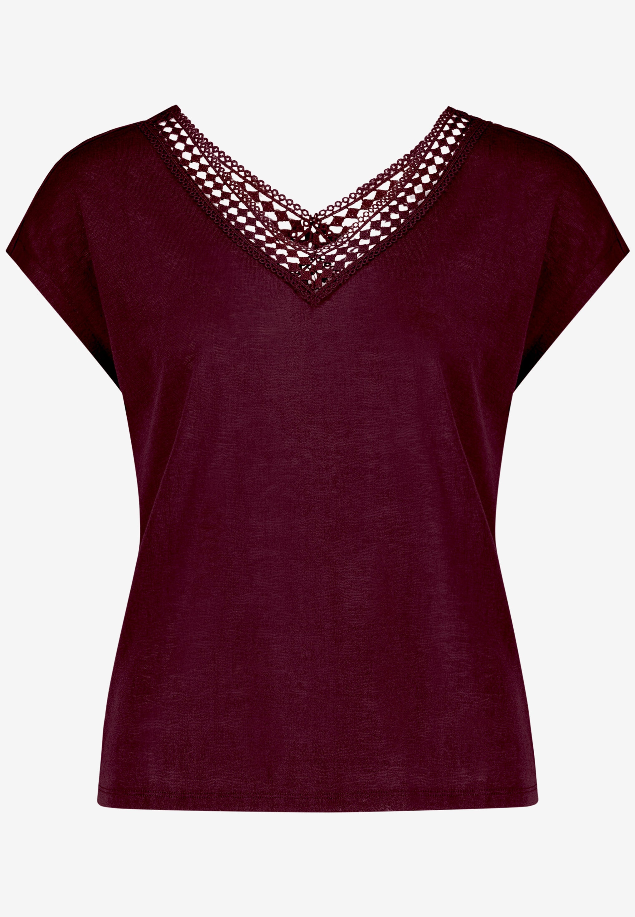 Zero Damen Tops Dark Aubergine