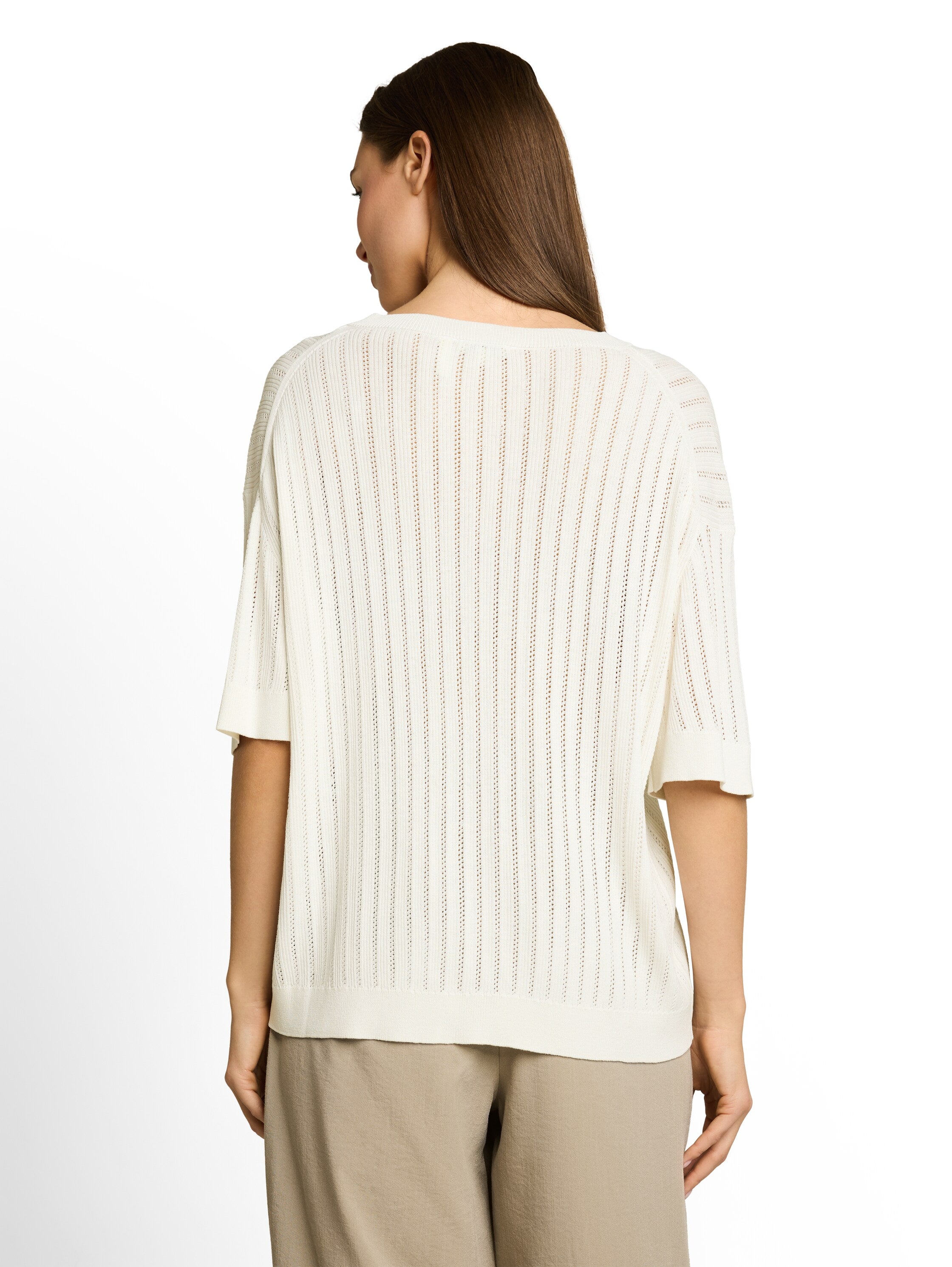 Tom Tailor Damen Pullover Whisper White