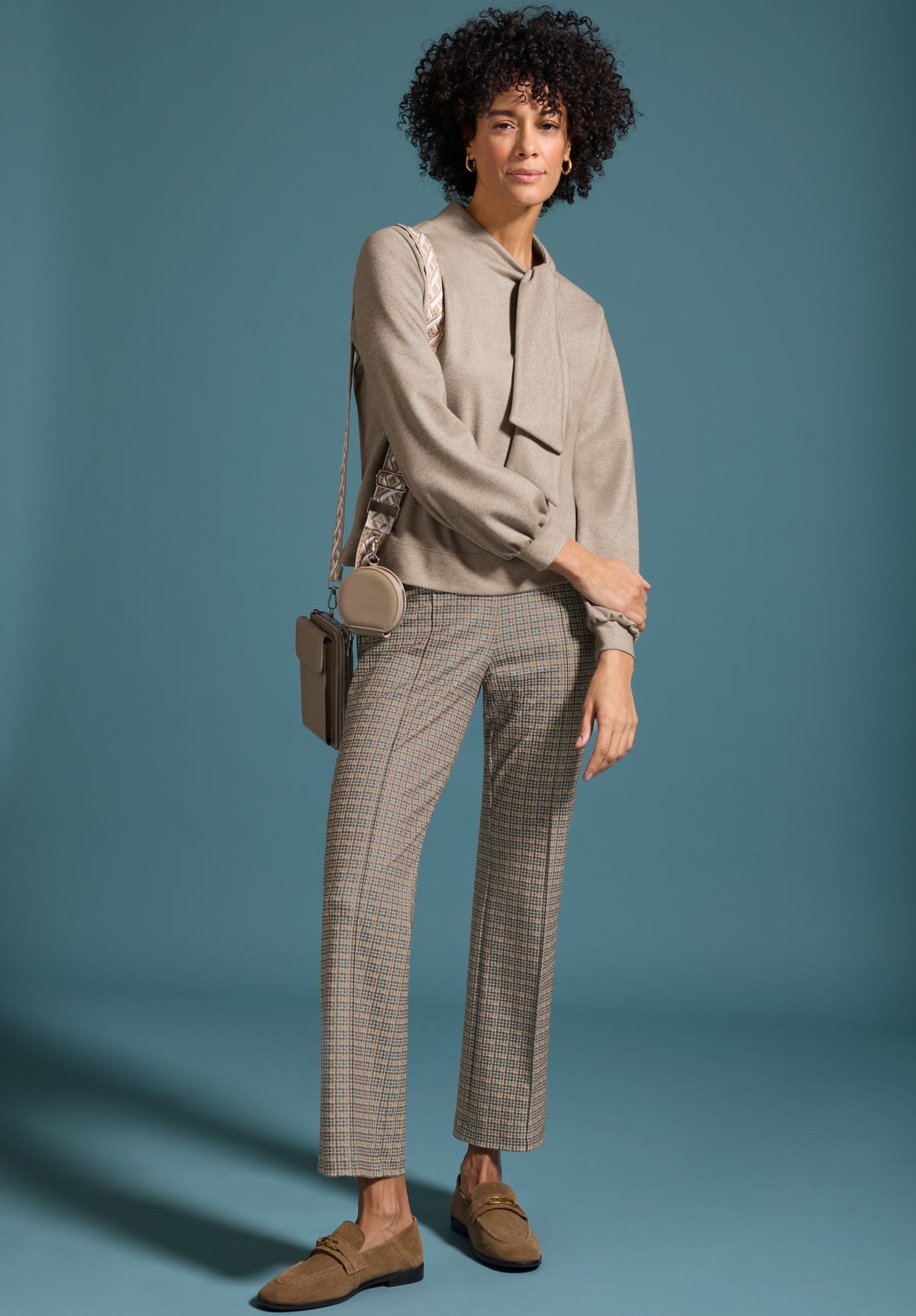 Bianca Damen Hosen Grey Mix