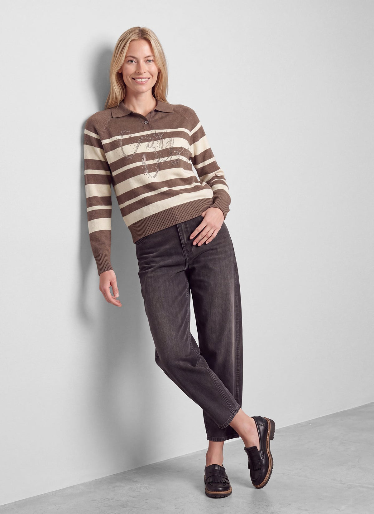 Rabe Damen Pullover Taupe