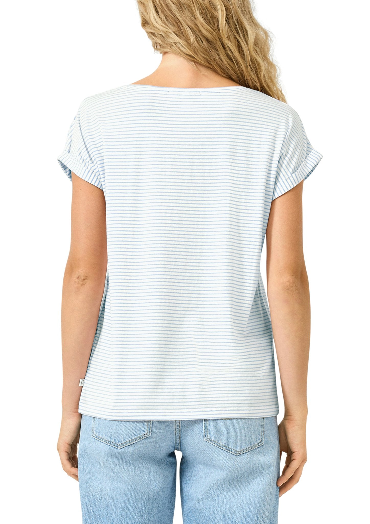 QS by S.Oliver Damen T-Shirts Blue