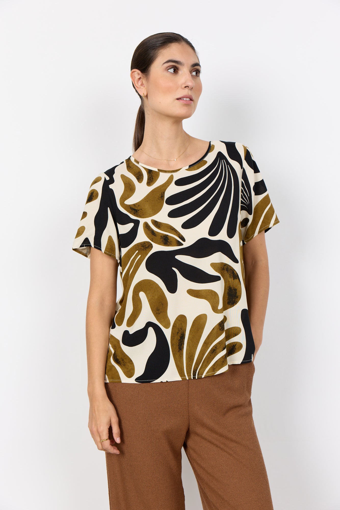 Soya Concept Damen Blusen Butternut Combi