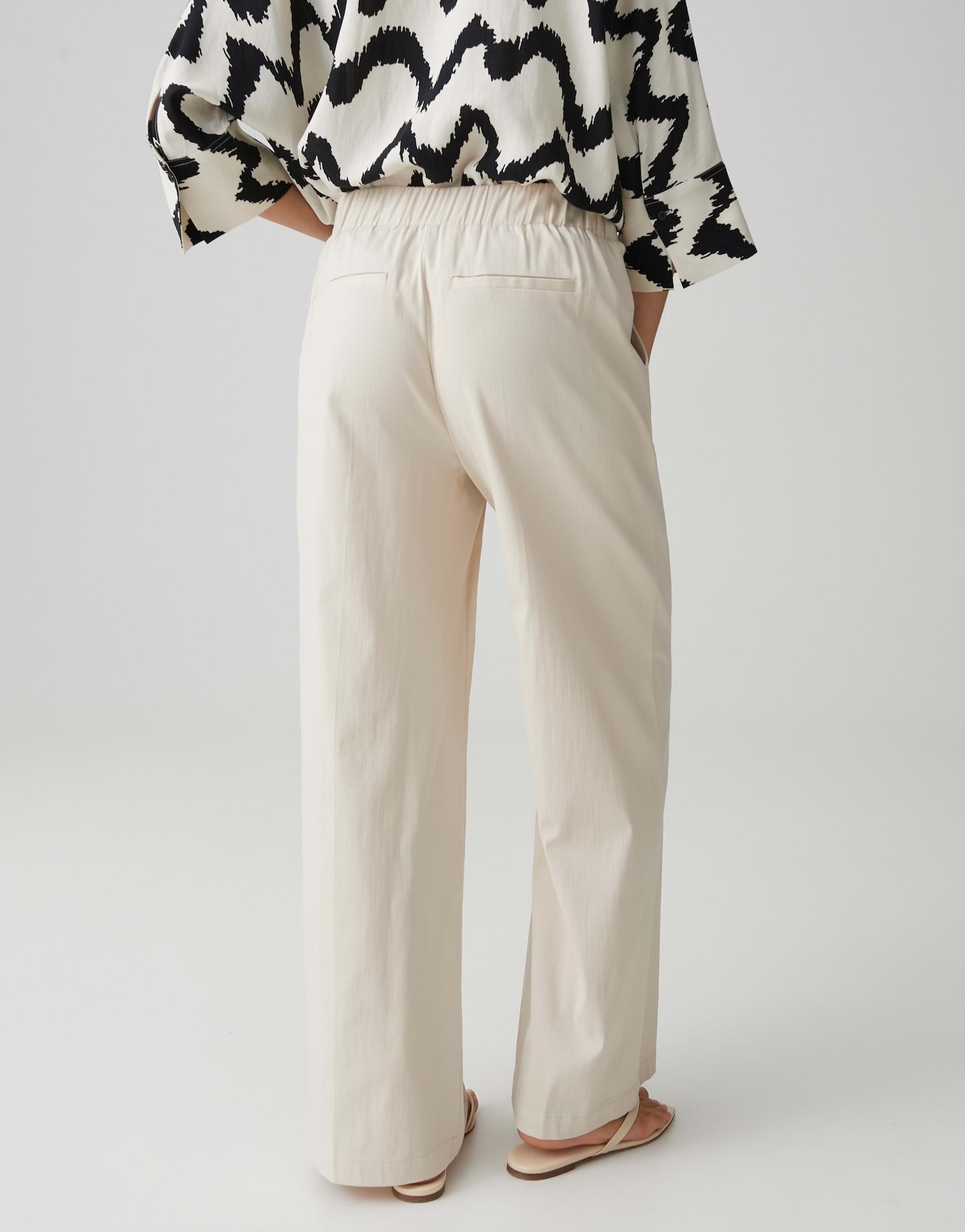 Opus Pants Damen Hosen  Natural G