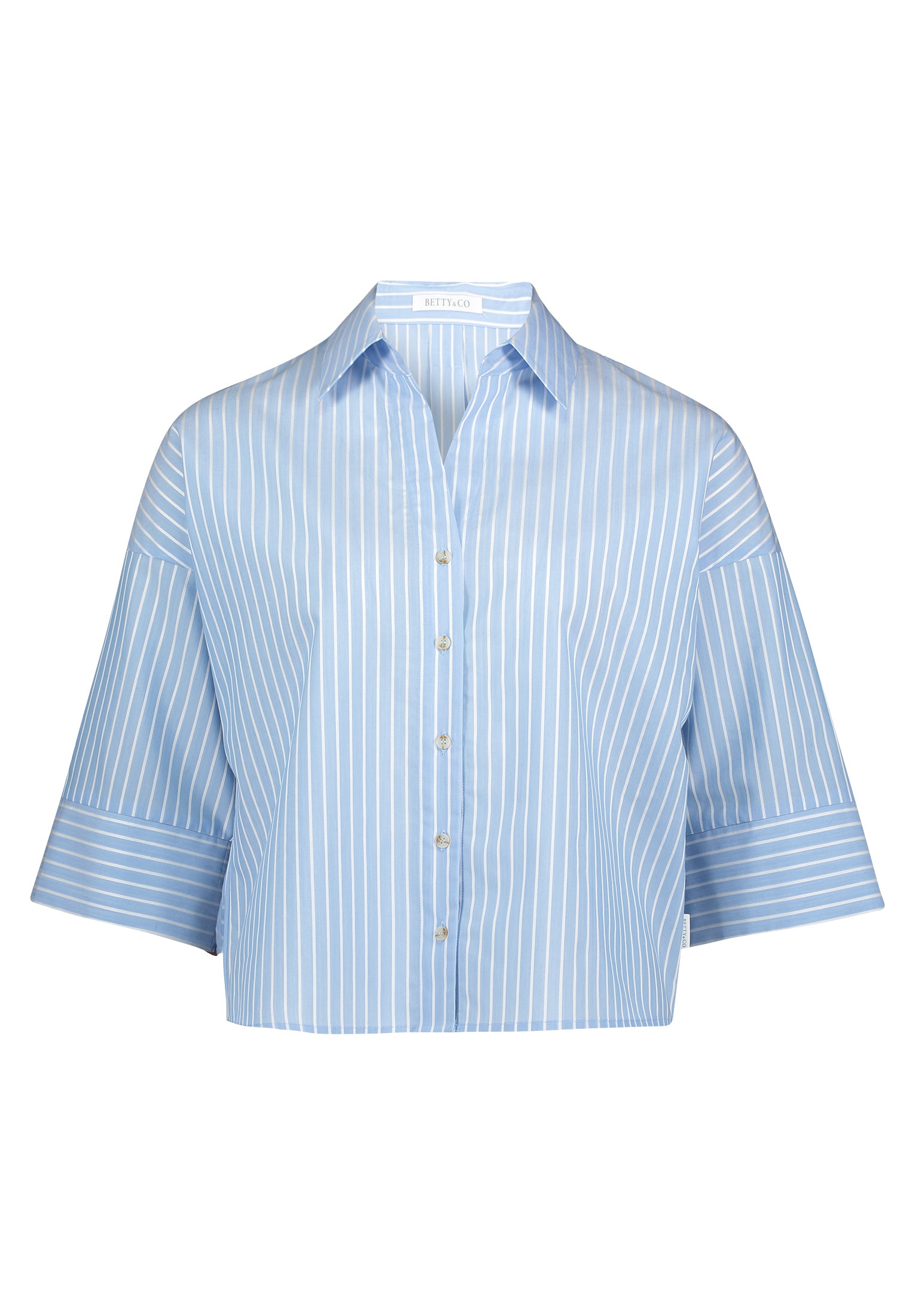 Betty & Co Damen Blusen Blue/White
