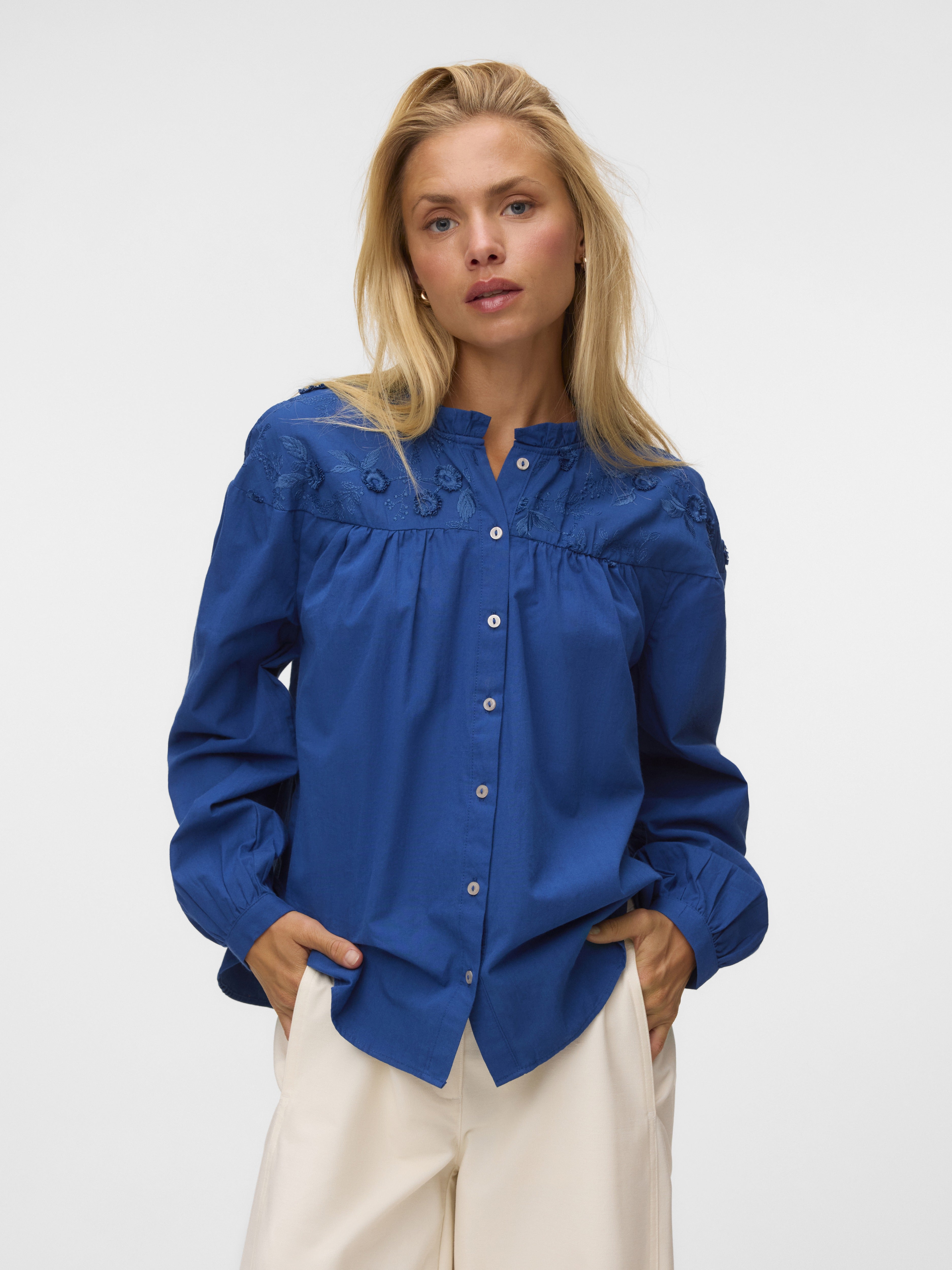Vero Moda Damen Blusen Navy Peony