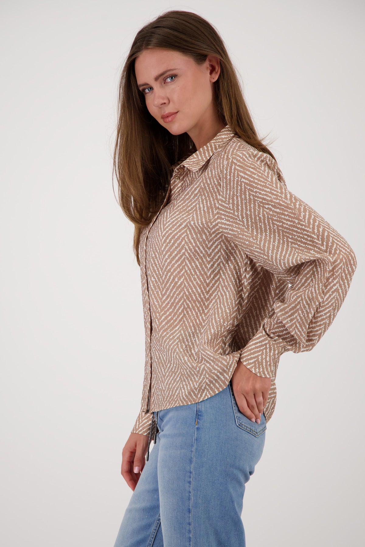 Monari Damen Blusen  Brown Sugar