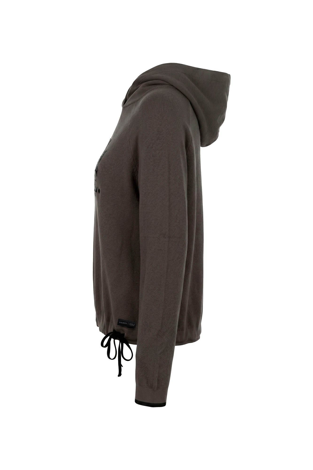 Soquesto Damen Pullover Dunkeltaupe