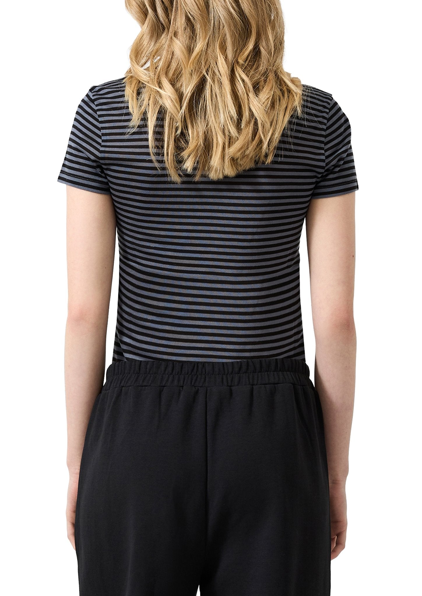 QS by S.Oliver Damen T-Shirts G Grey/Black