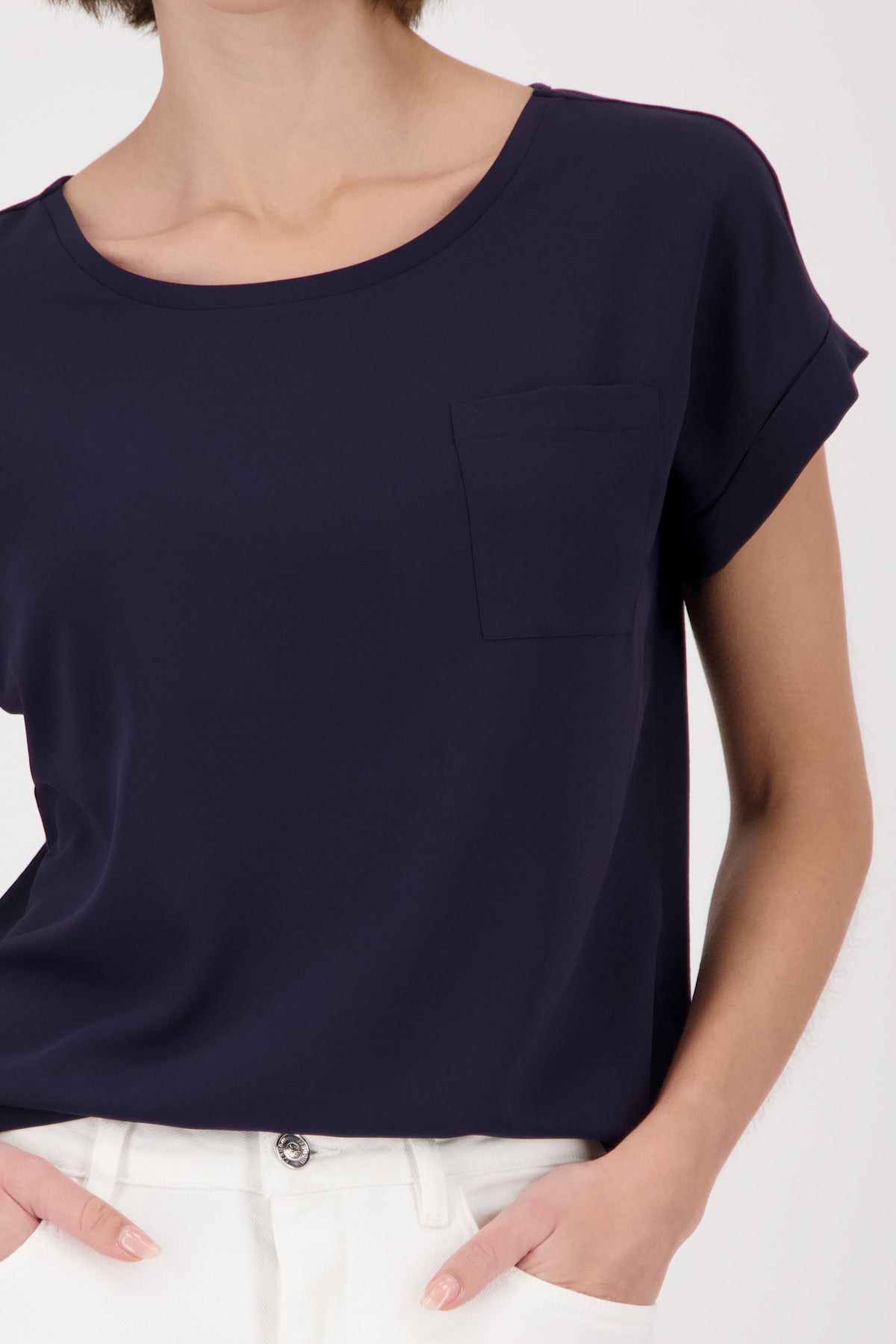 Monari Damen T-Shirts Marine