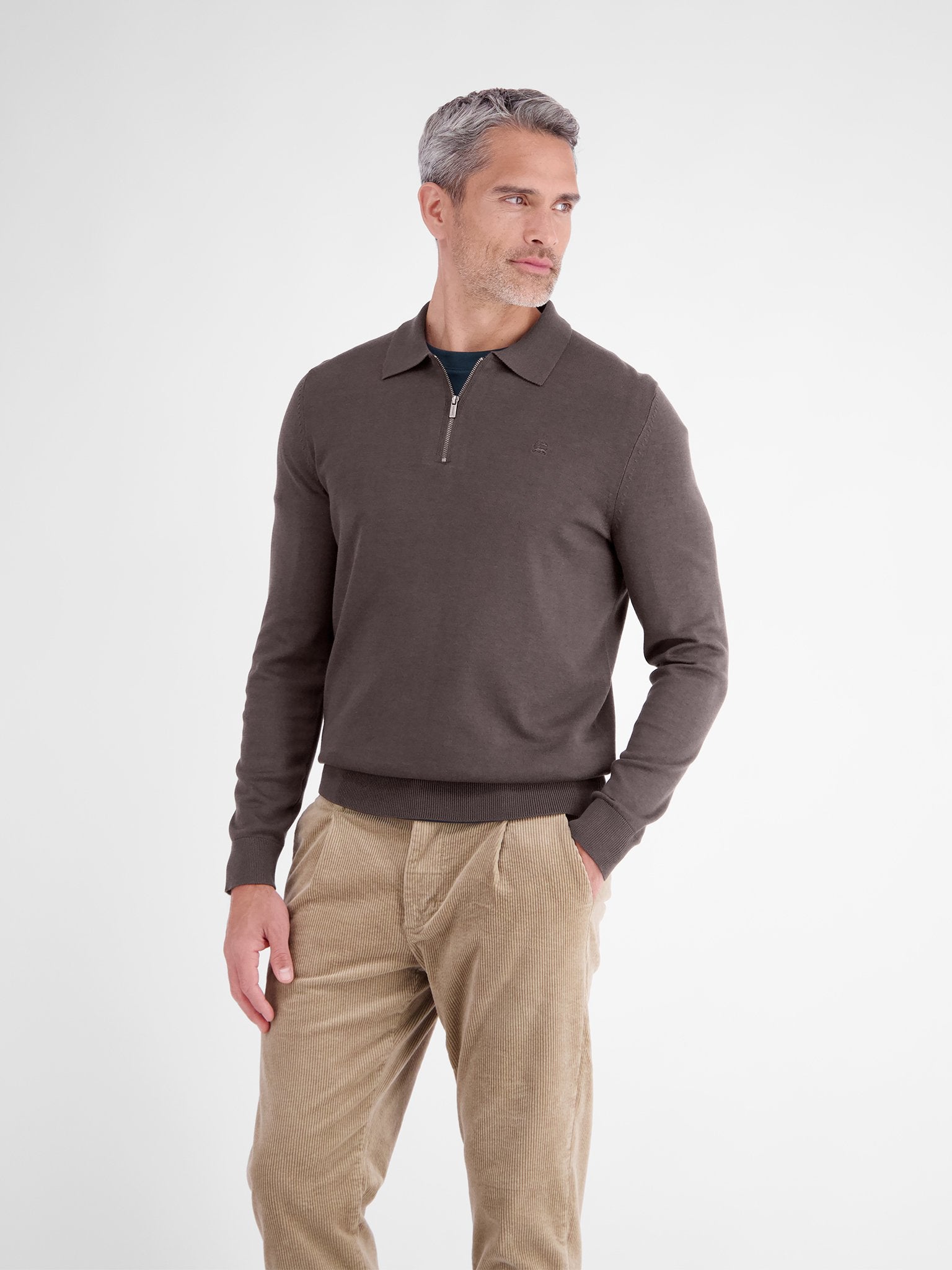 Lerros Herren Pullover Timber Brown