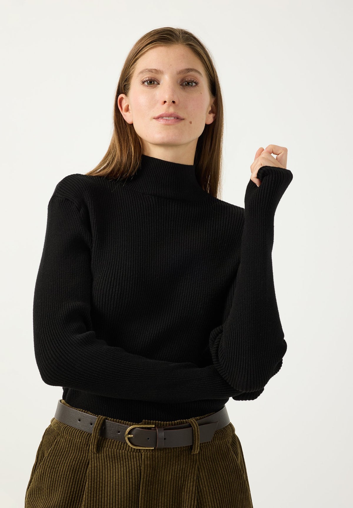 More & More Damen Pullover  Black