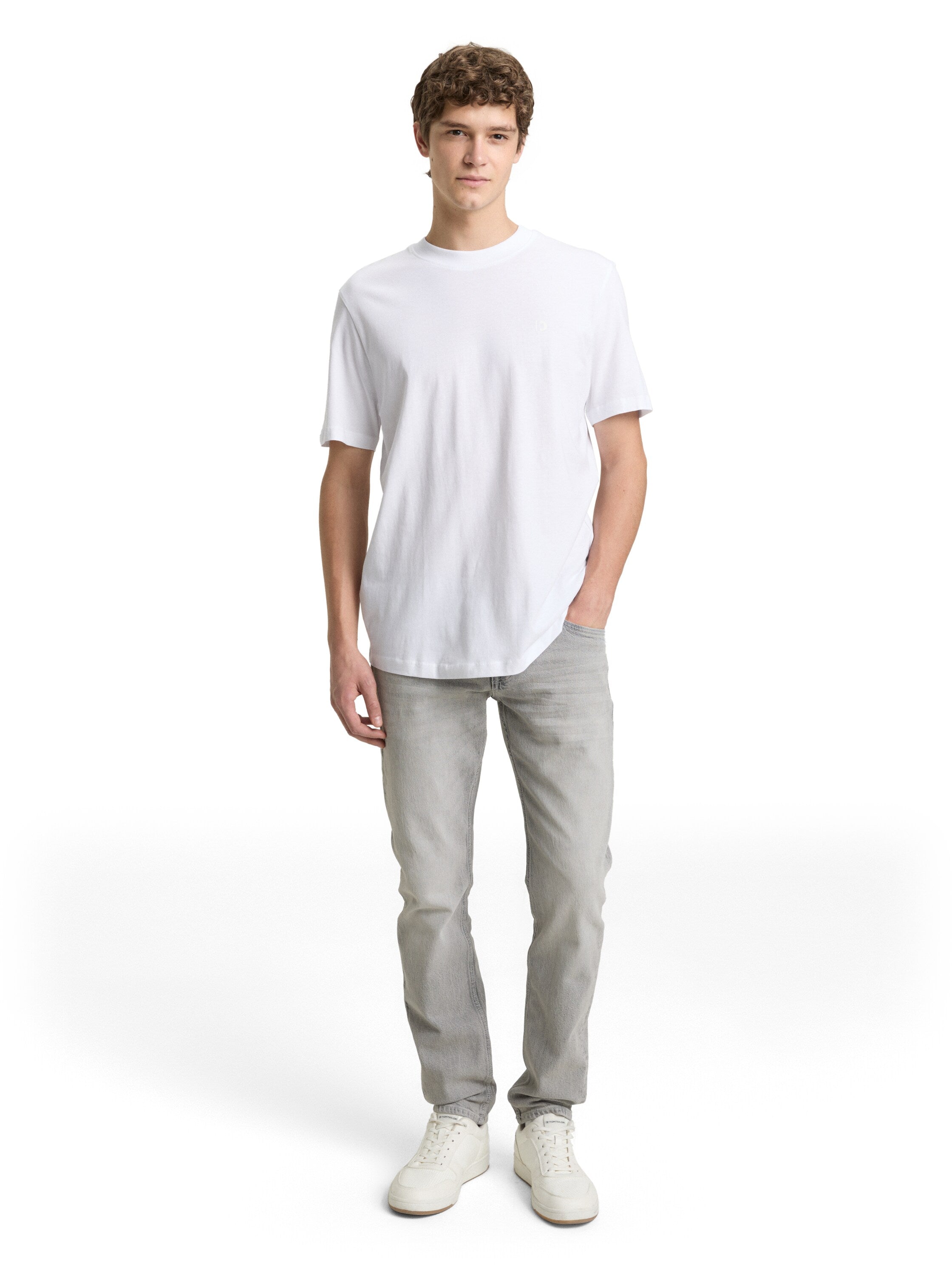 Tom Tailor denim Herren T-Shirts kurz White
