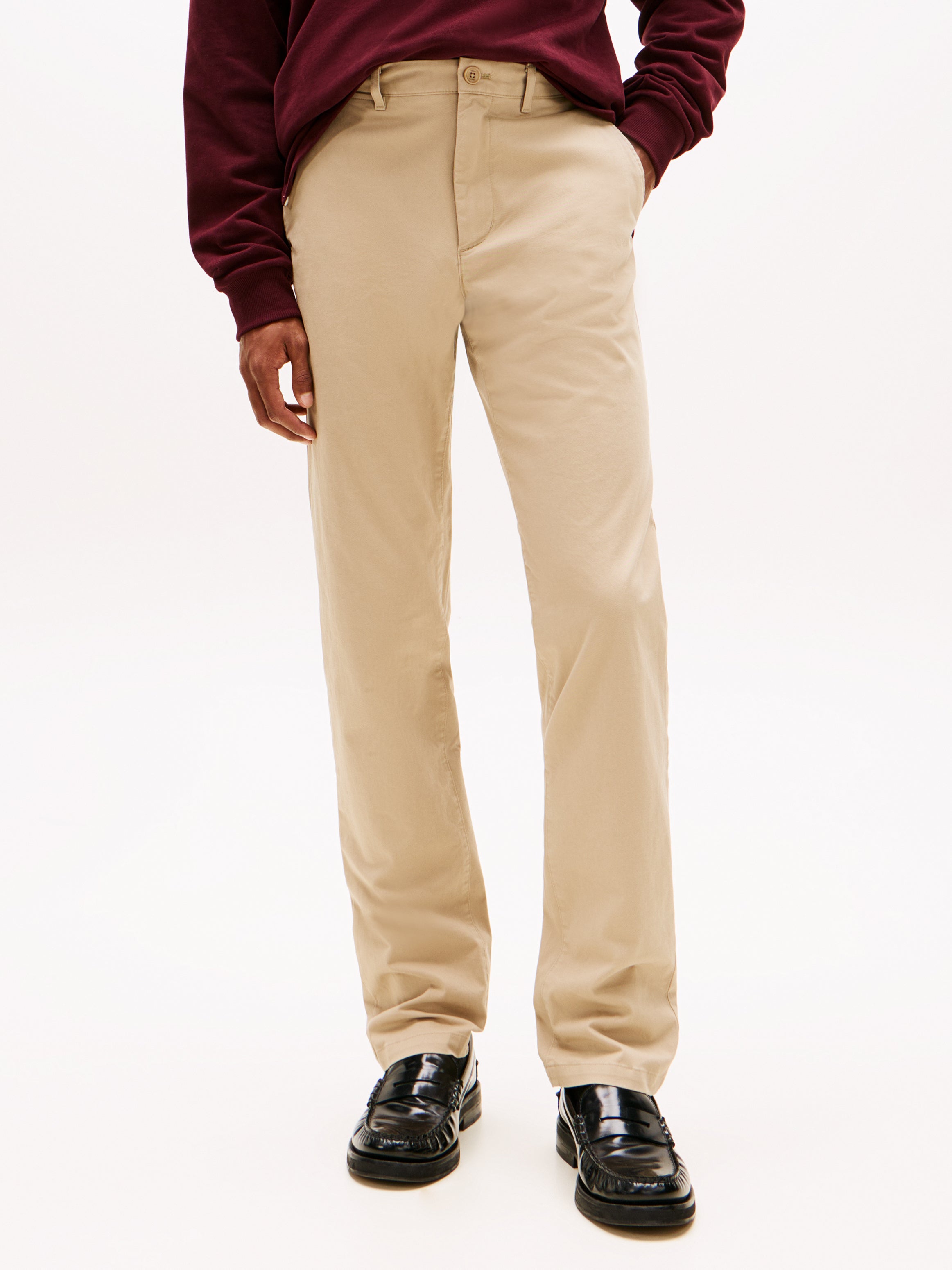 Tommy Hilfiger Herren Hosen Aeg Beige