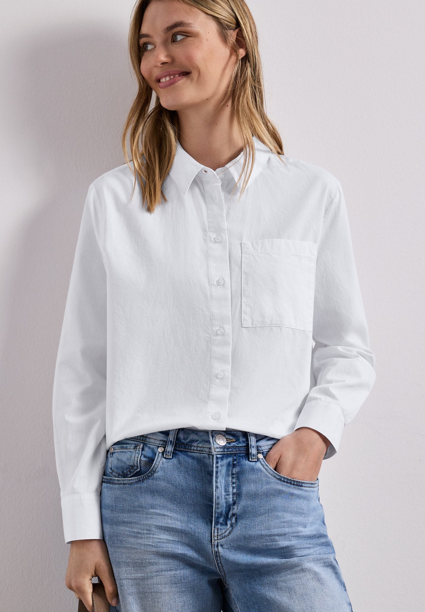 Street One Damen Blusen  White