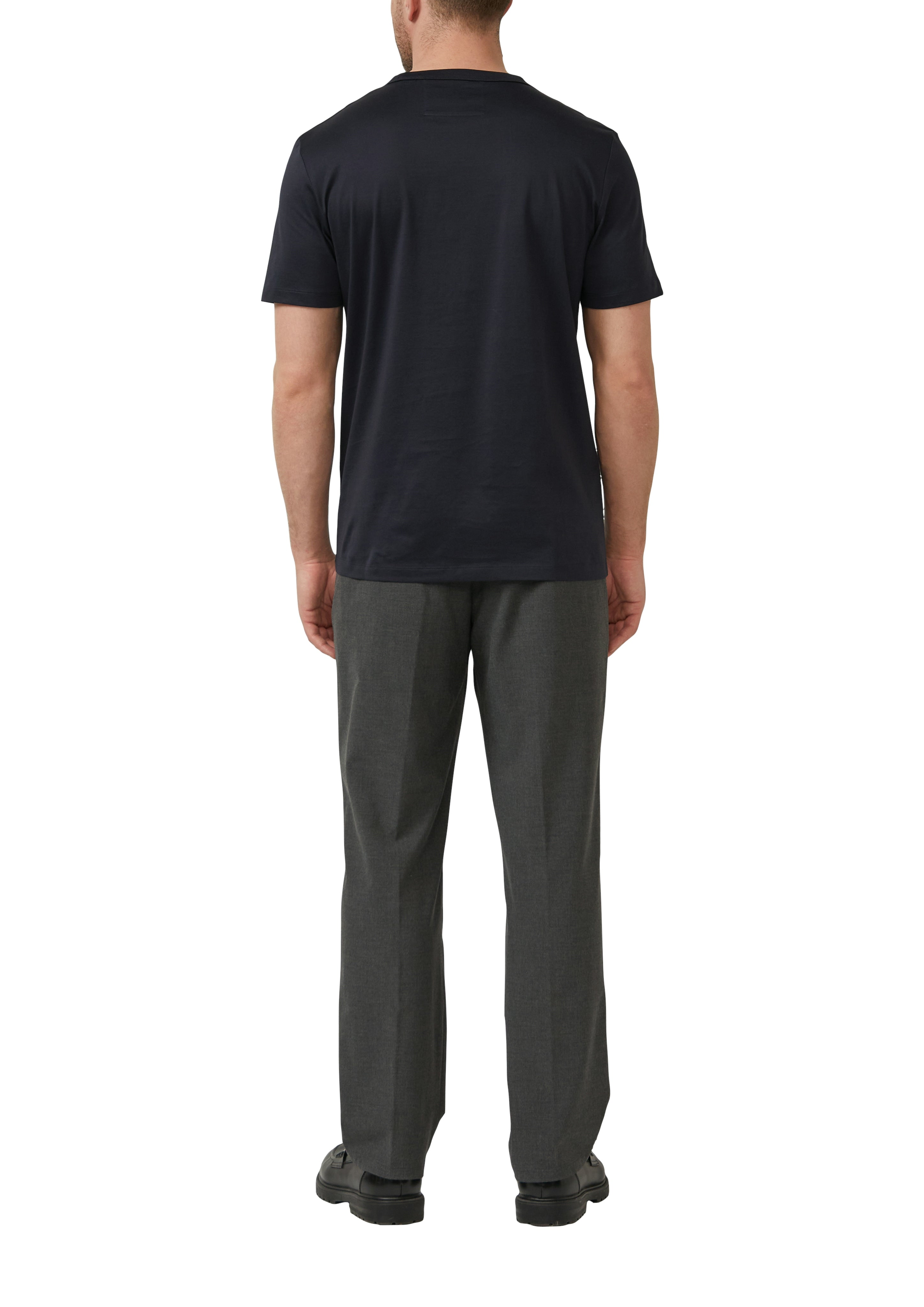 S. Oliver black Herren T-Shirts kurz Blue