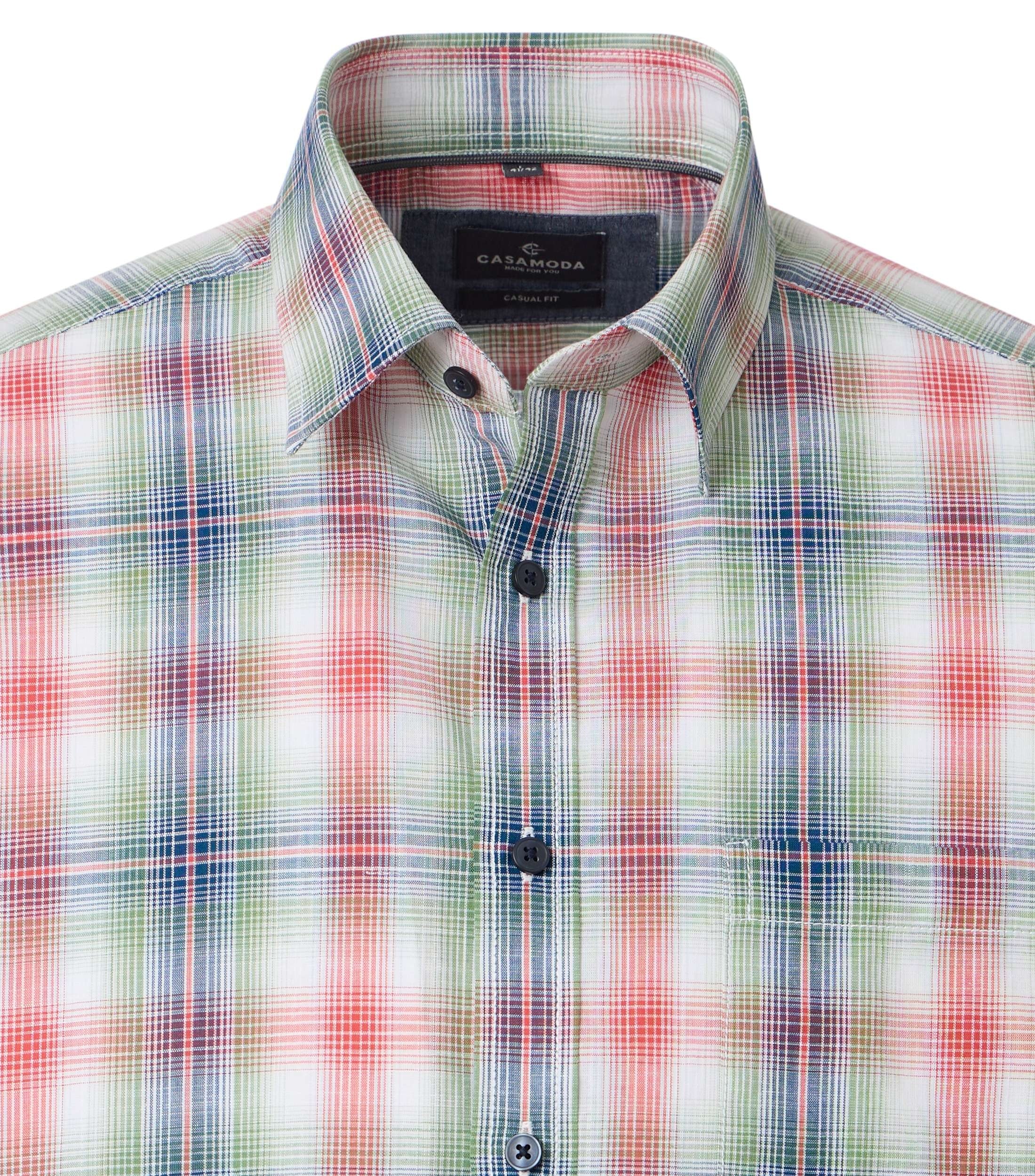 Casa Moda Herren Hemden kurz  Rot