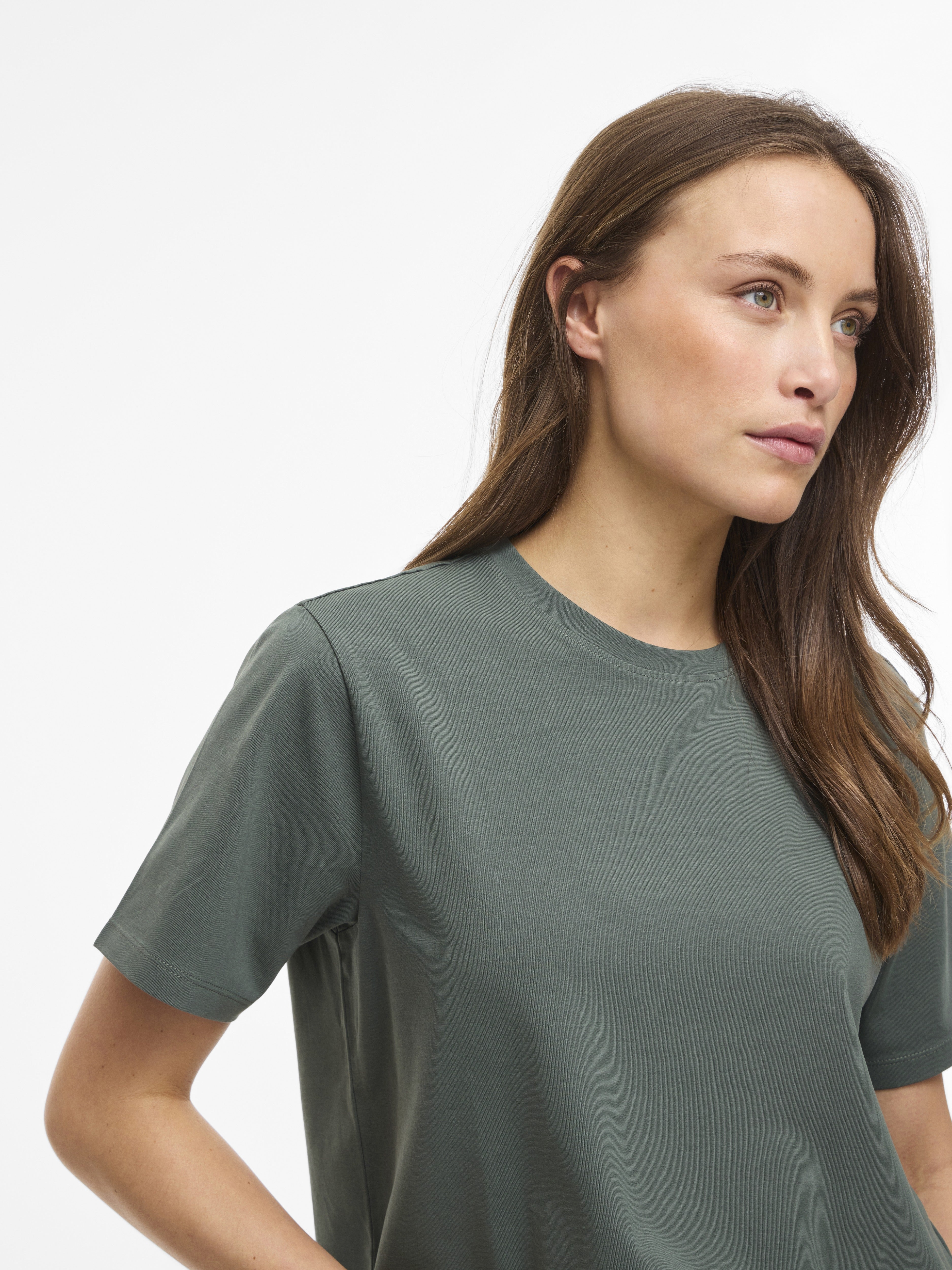 Vila Damen T-Shirts Balsam Green