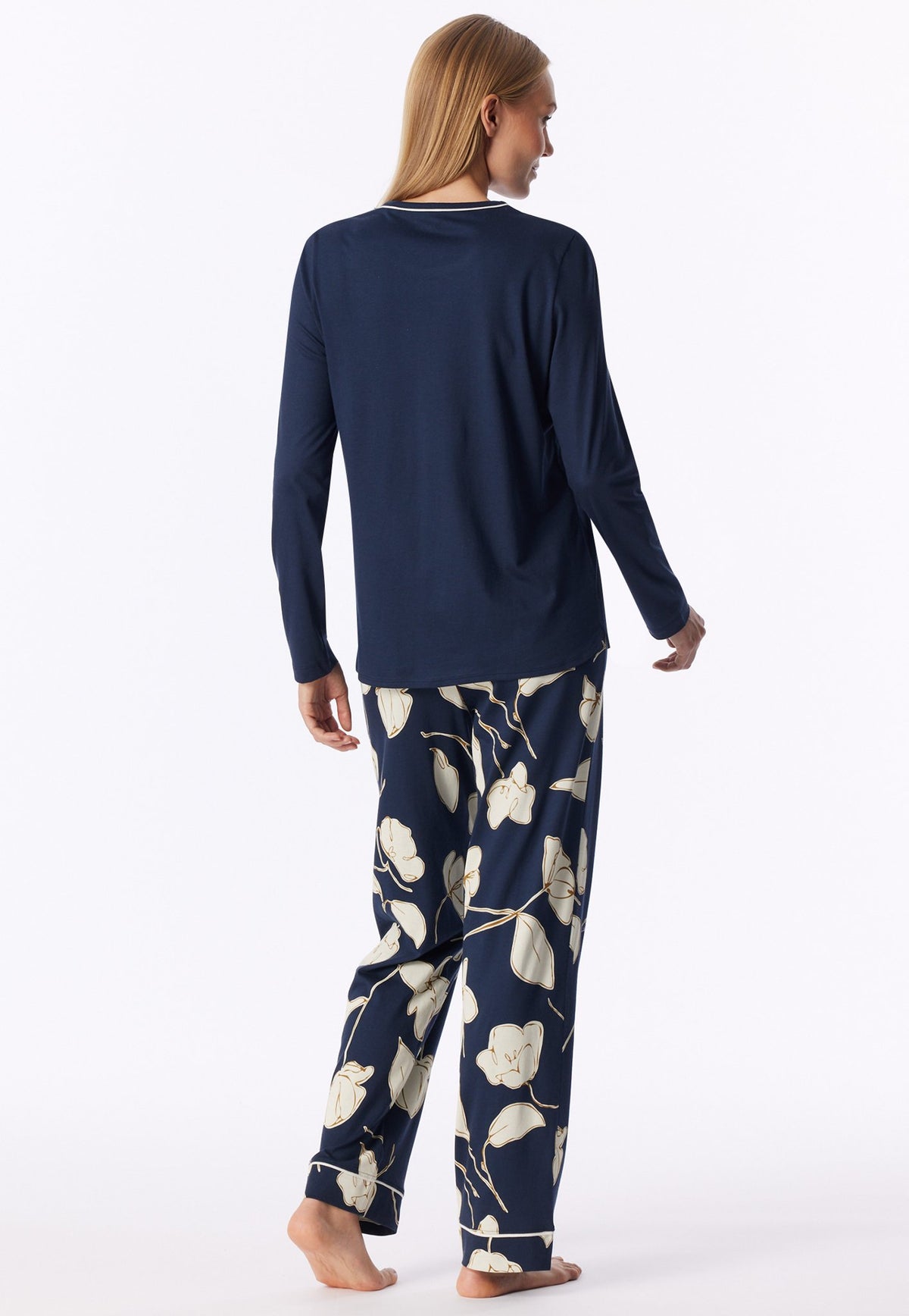 Schiesser Schlafanzug Deep Sea Blue