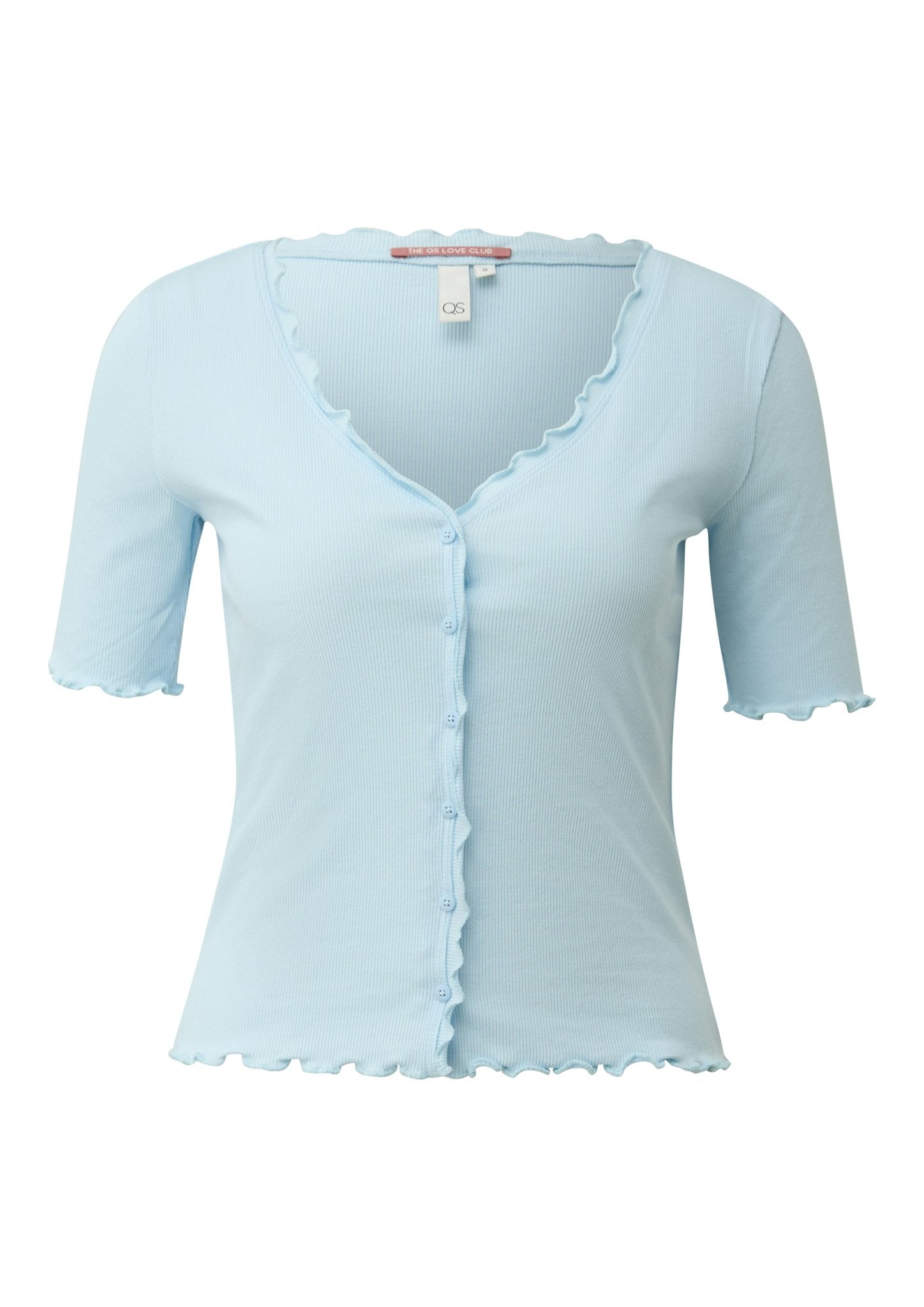 QS by S.Oliver Damen T-Shirts Blue