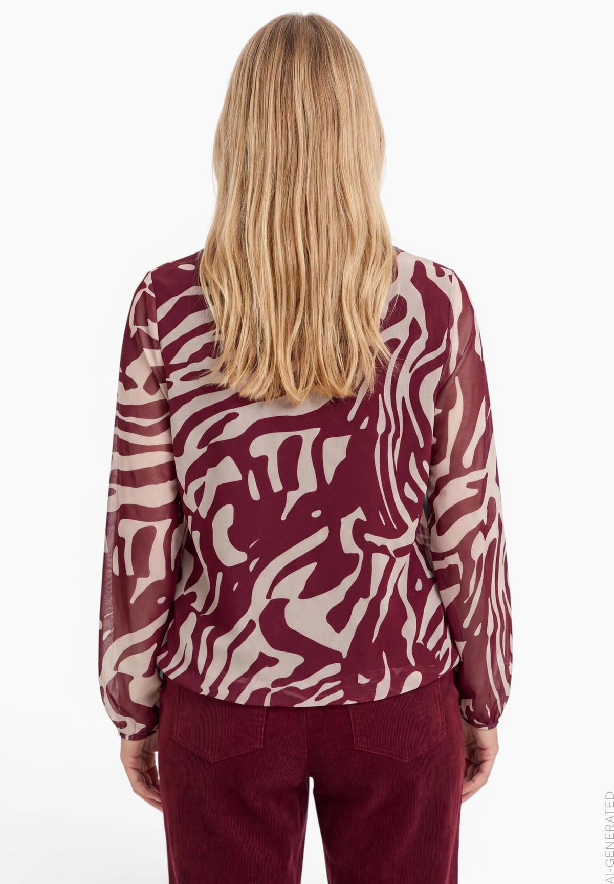 Betty & Co Damen T-Shirts Nature/Dark Red