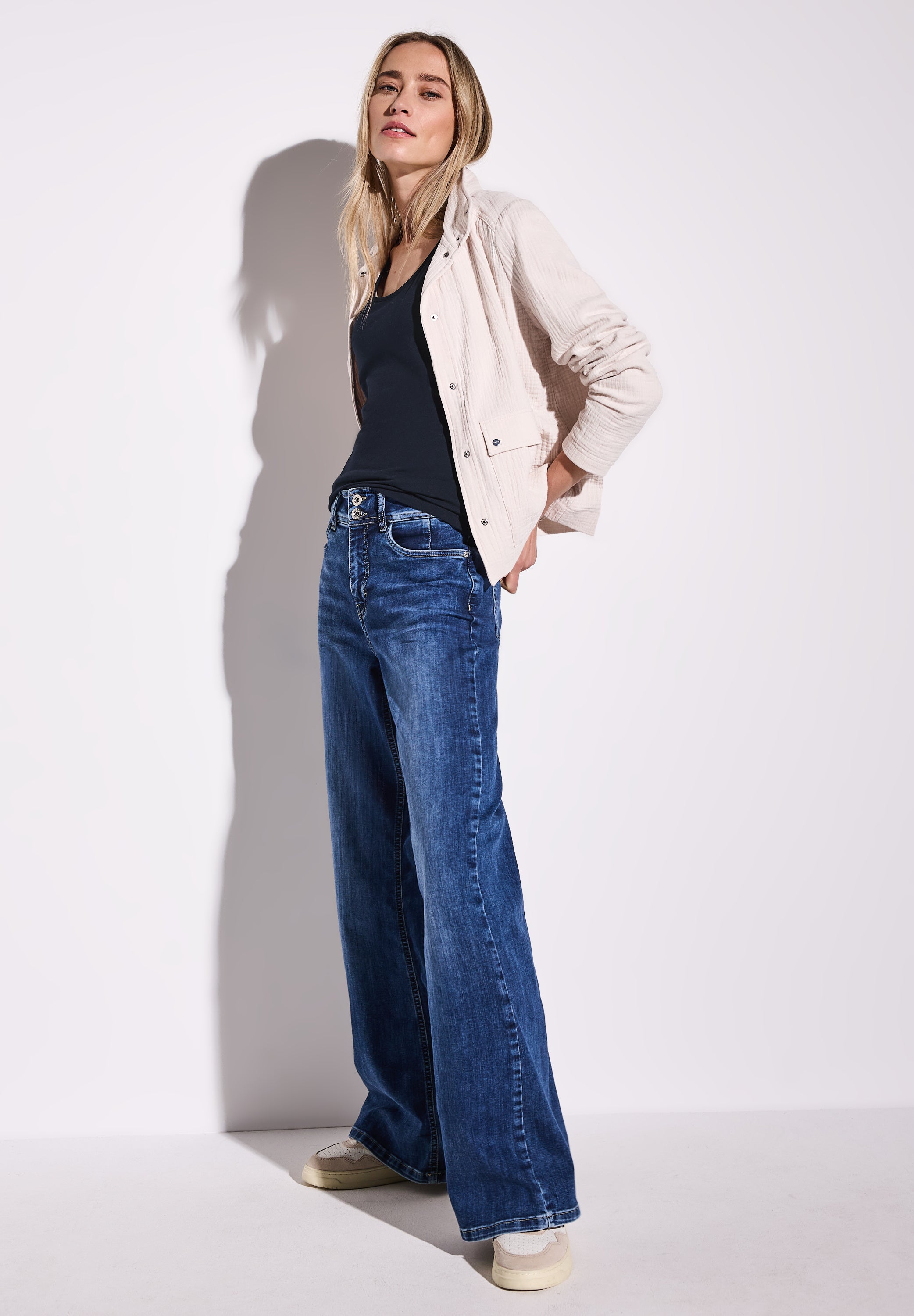 Street One Damen T-Shirts  Deep Blue