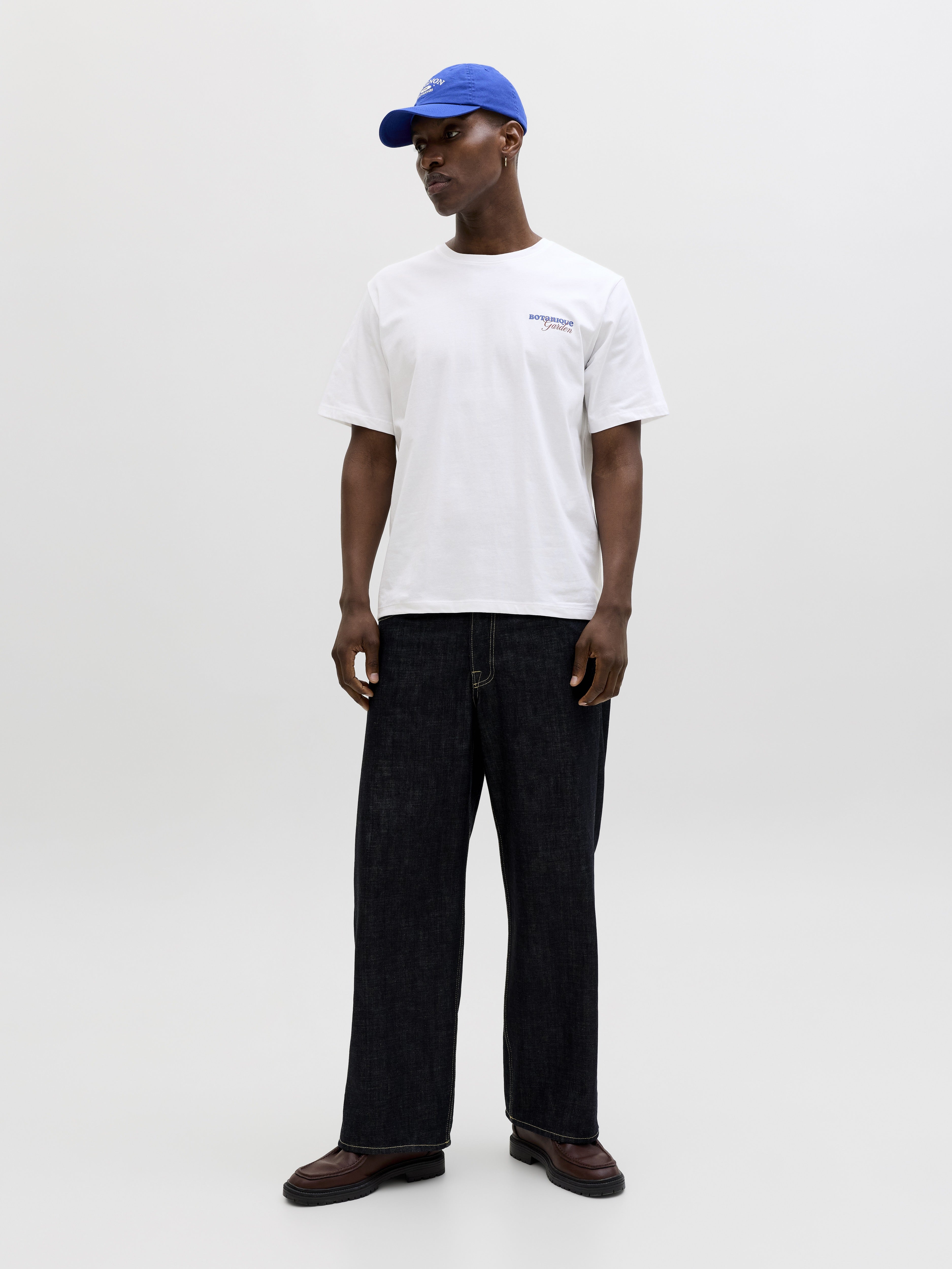 Jack & Jones Herren T-Shirts kurz Bright White