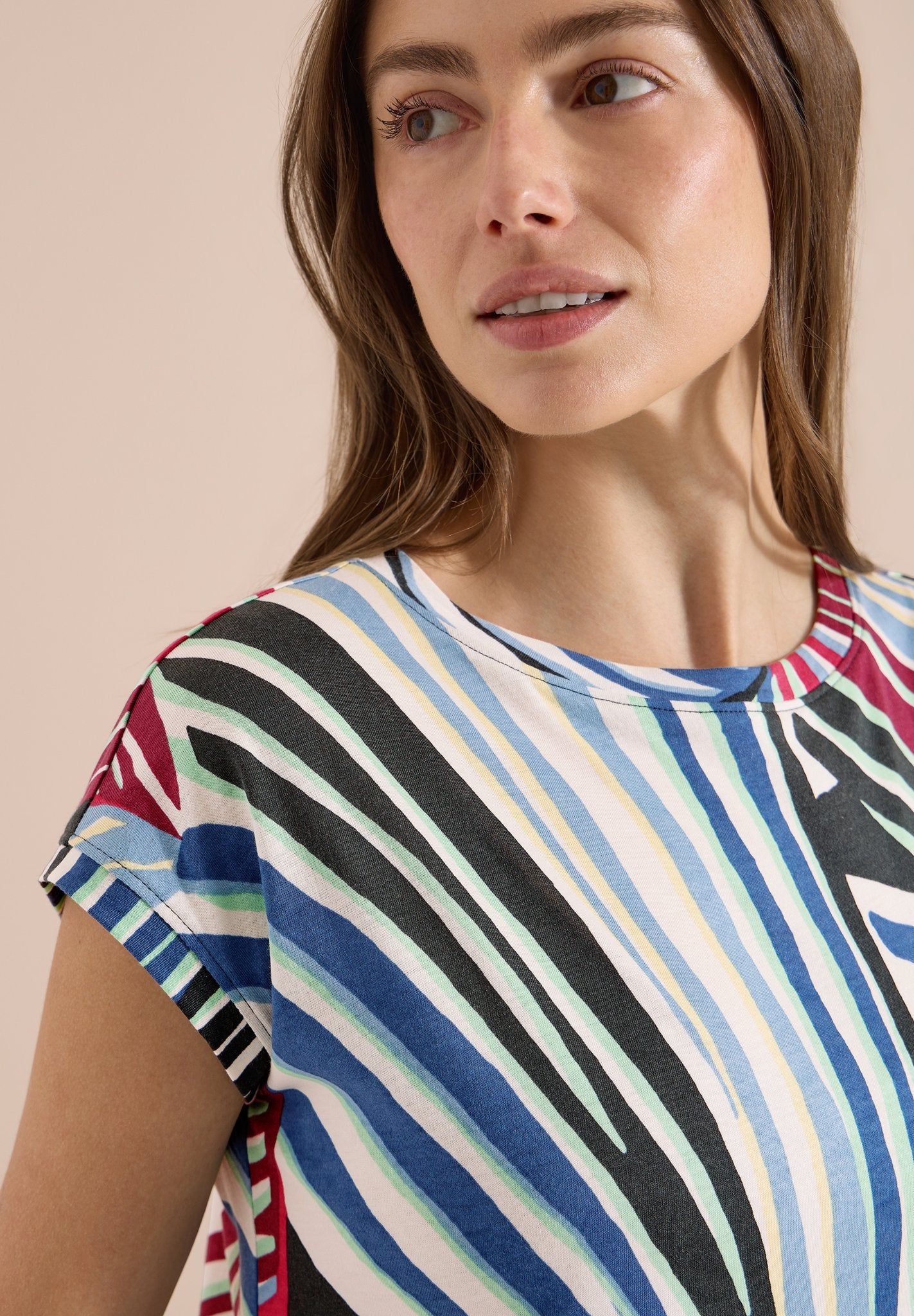 Cecil Damen T-Shirts Palm Bree