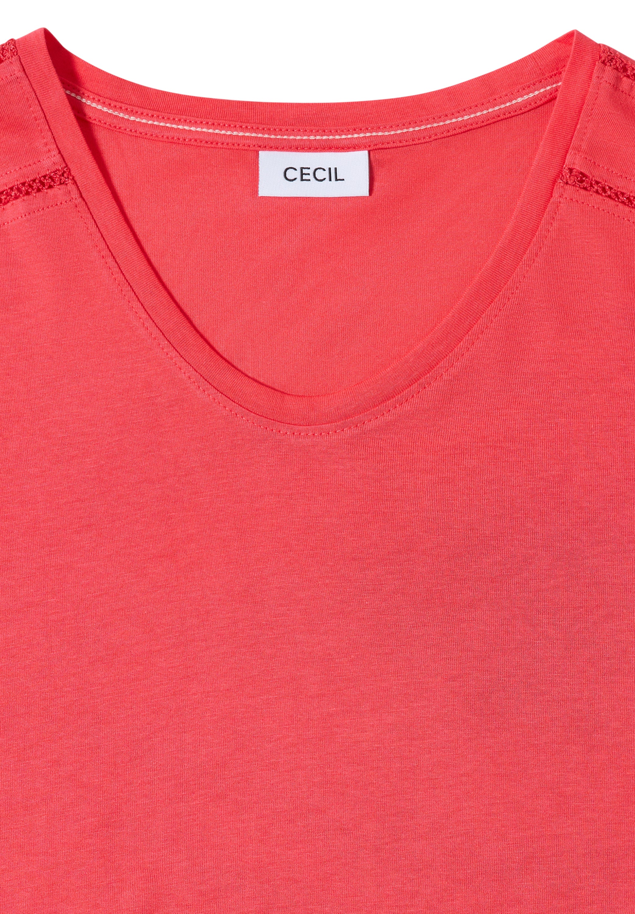 Cecil Damen T-Shirts Coral
