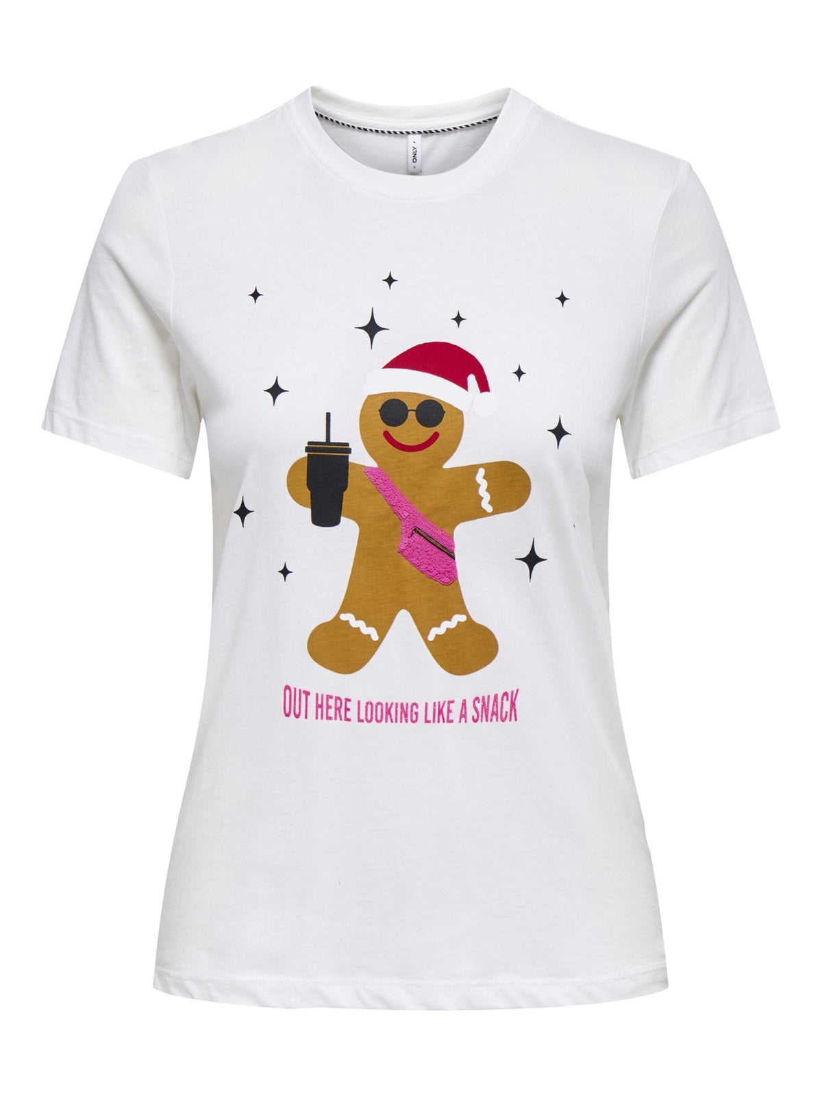 only Damen T-Shirts Cloud Dancer/Yr