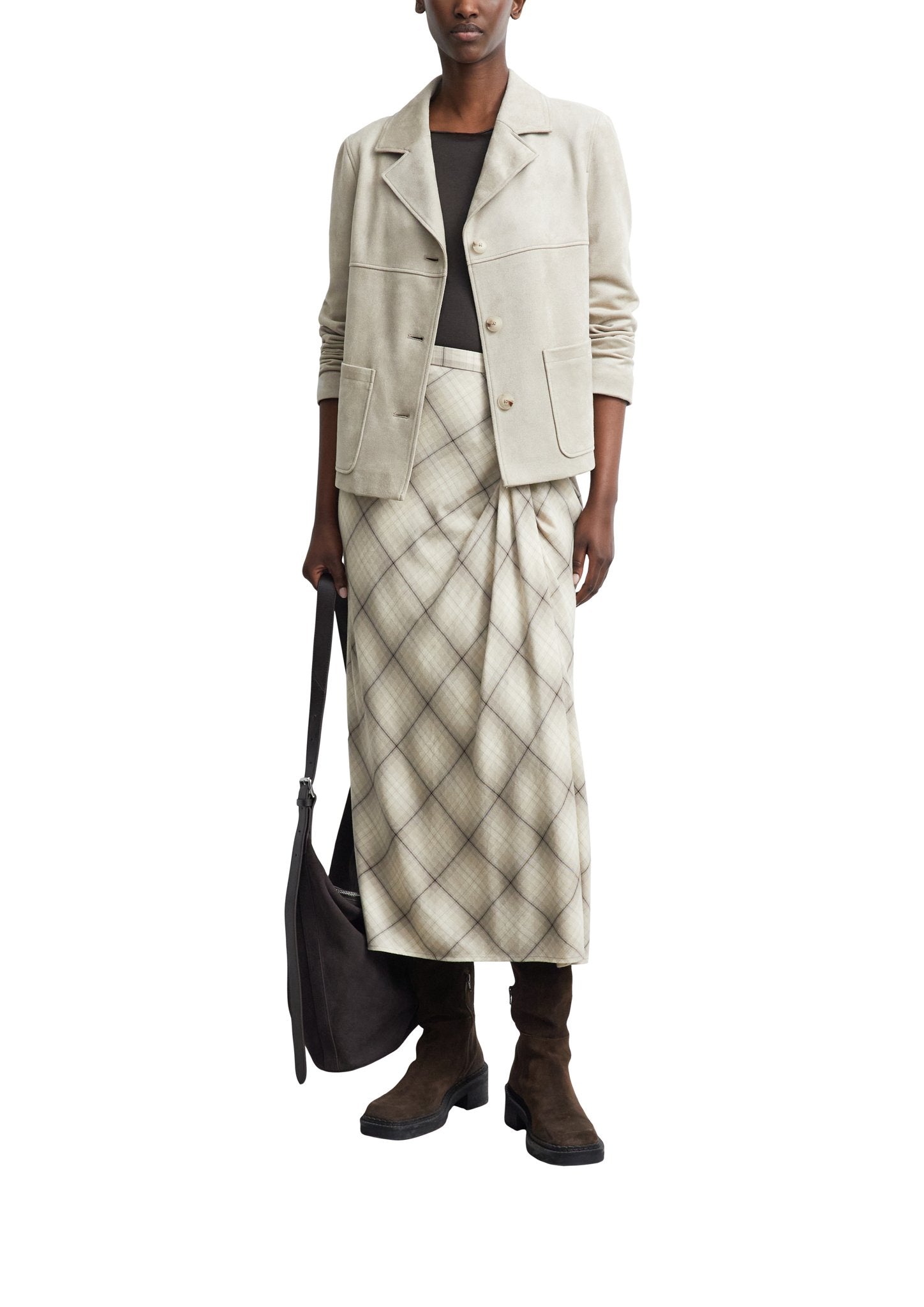 Comma Damen Blazer  Brown