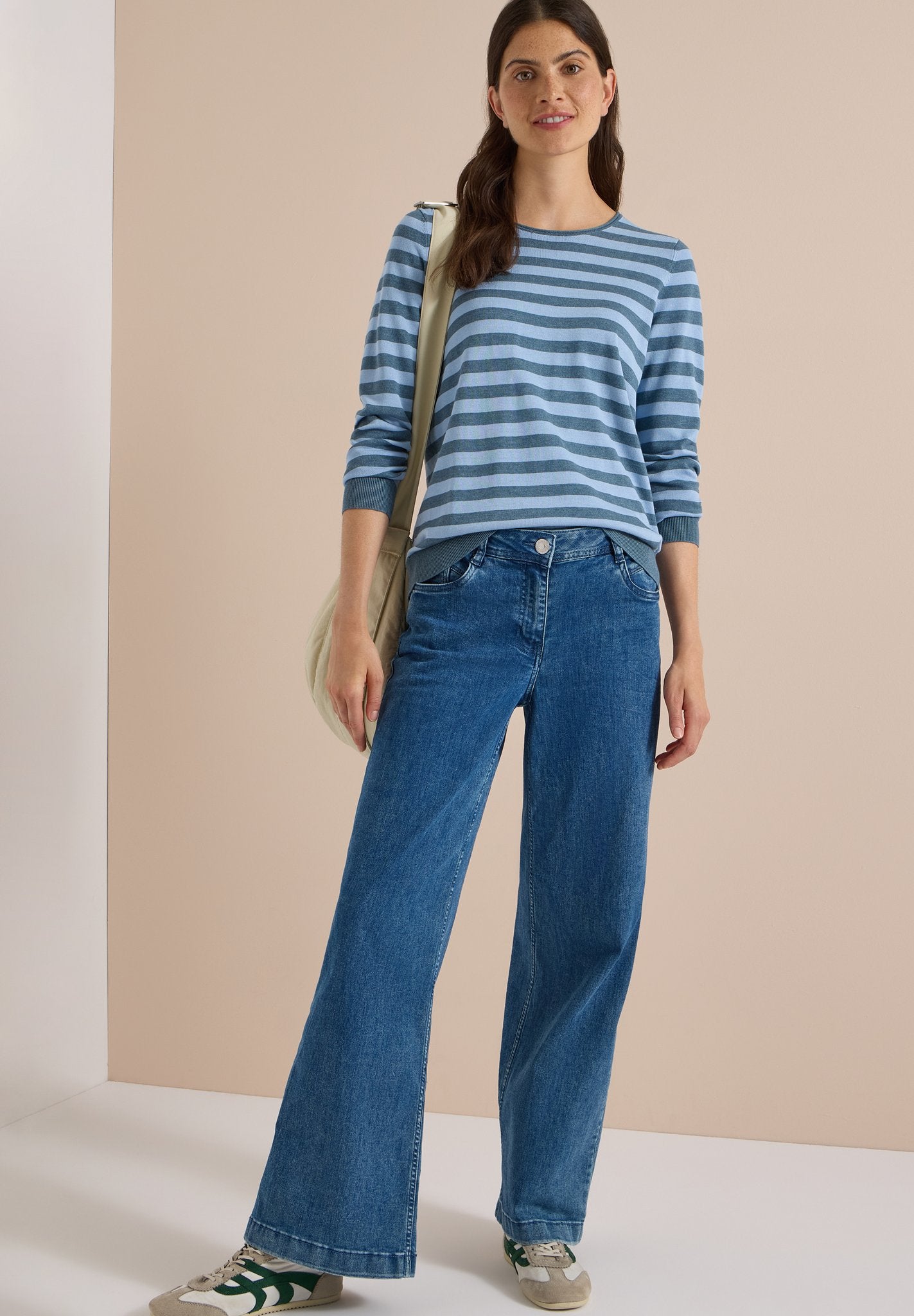 Cecil Damen Pullover  Easy Blue