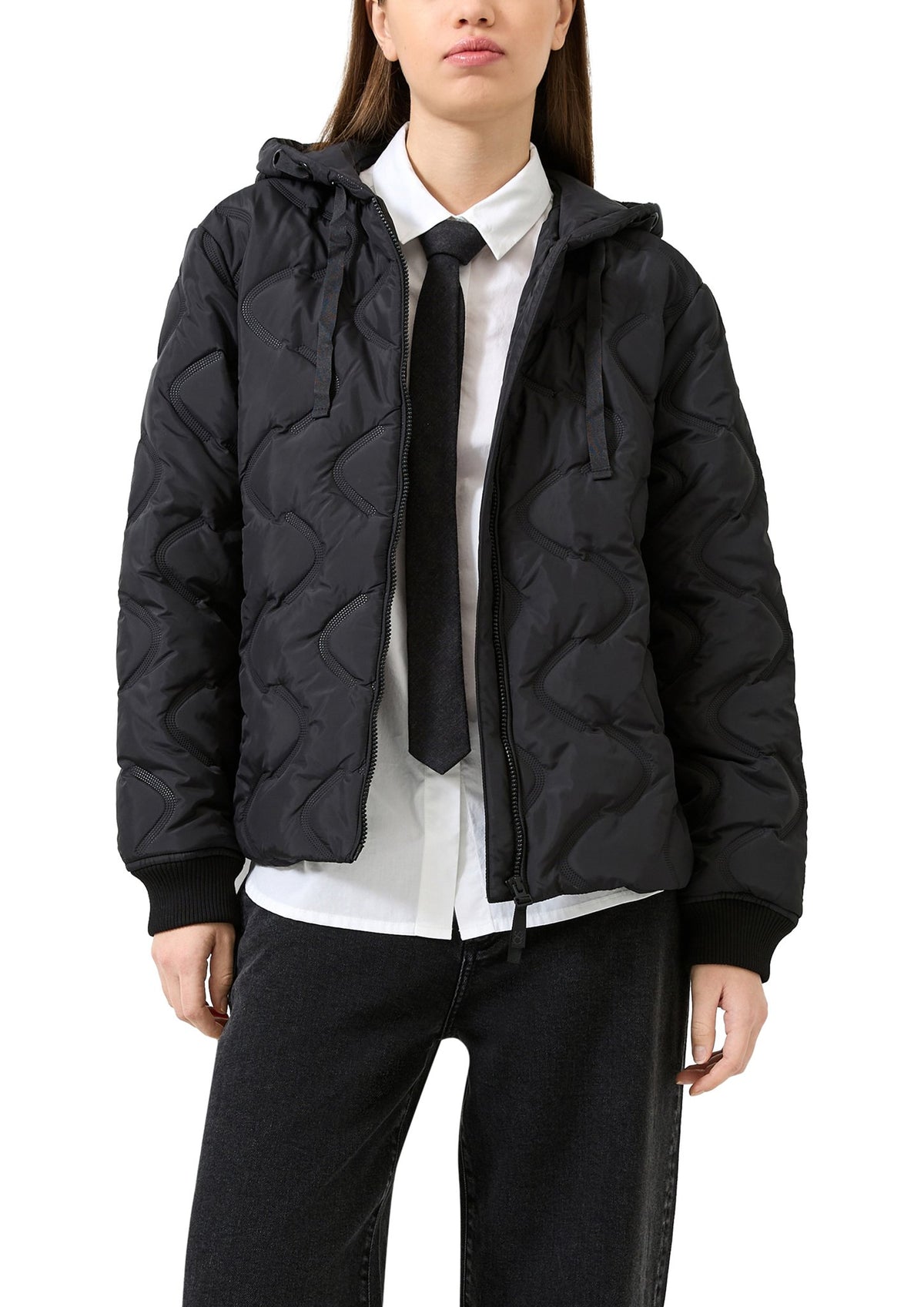QS by S.Oliver Damen Jacken  Grey/Black