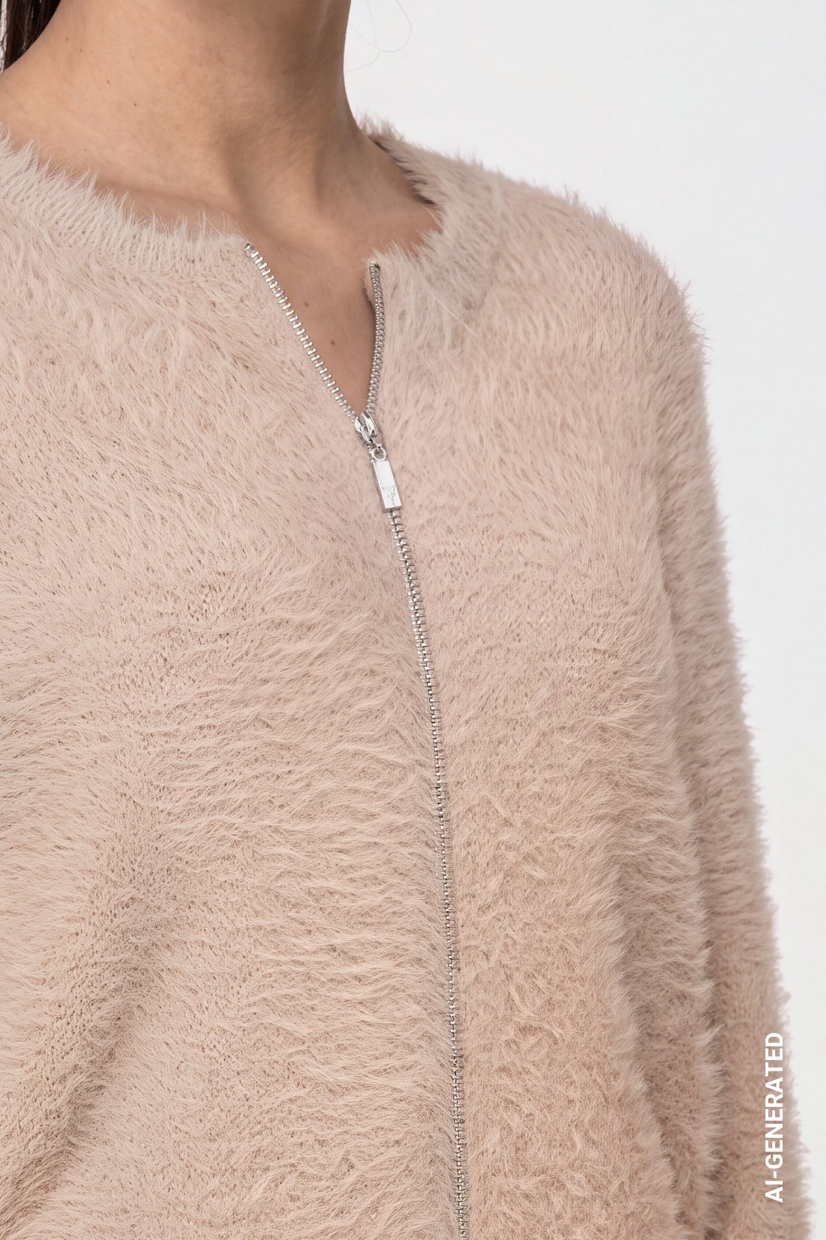 Monari Damen Strickjacken Cappuccino