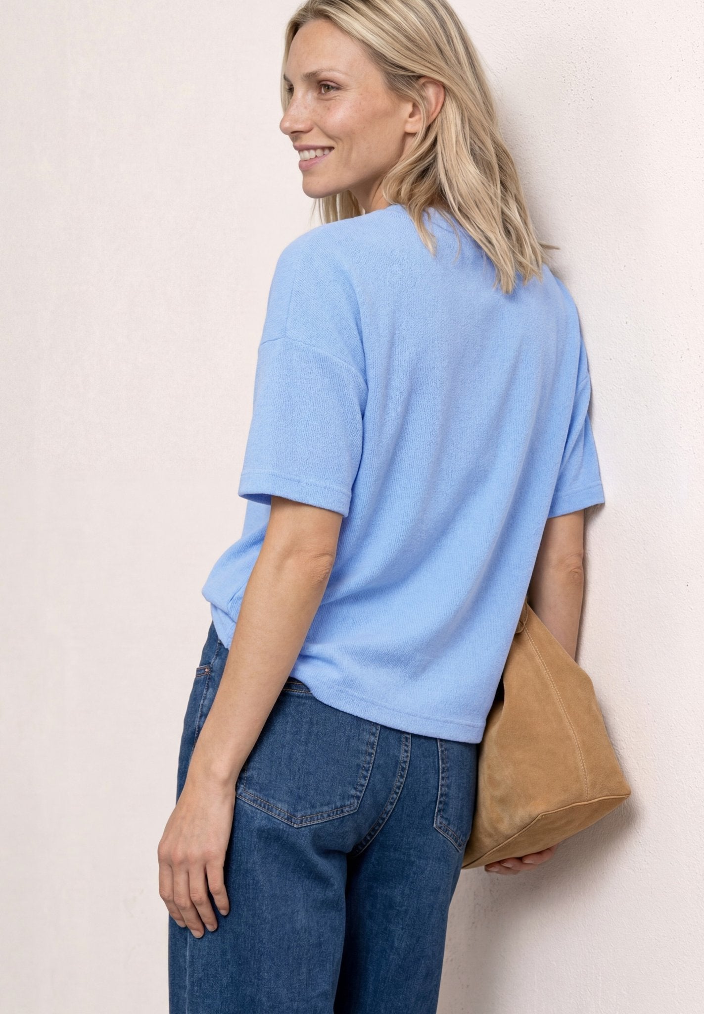 Street One Damen T-Shirts  Drift Blu