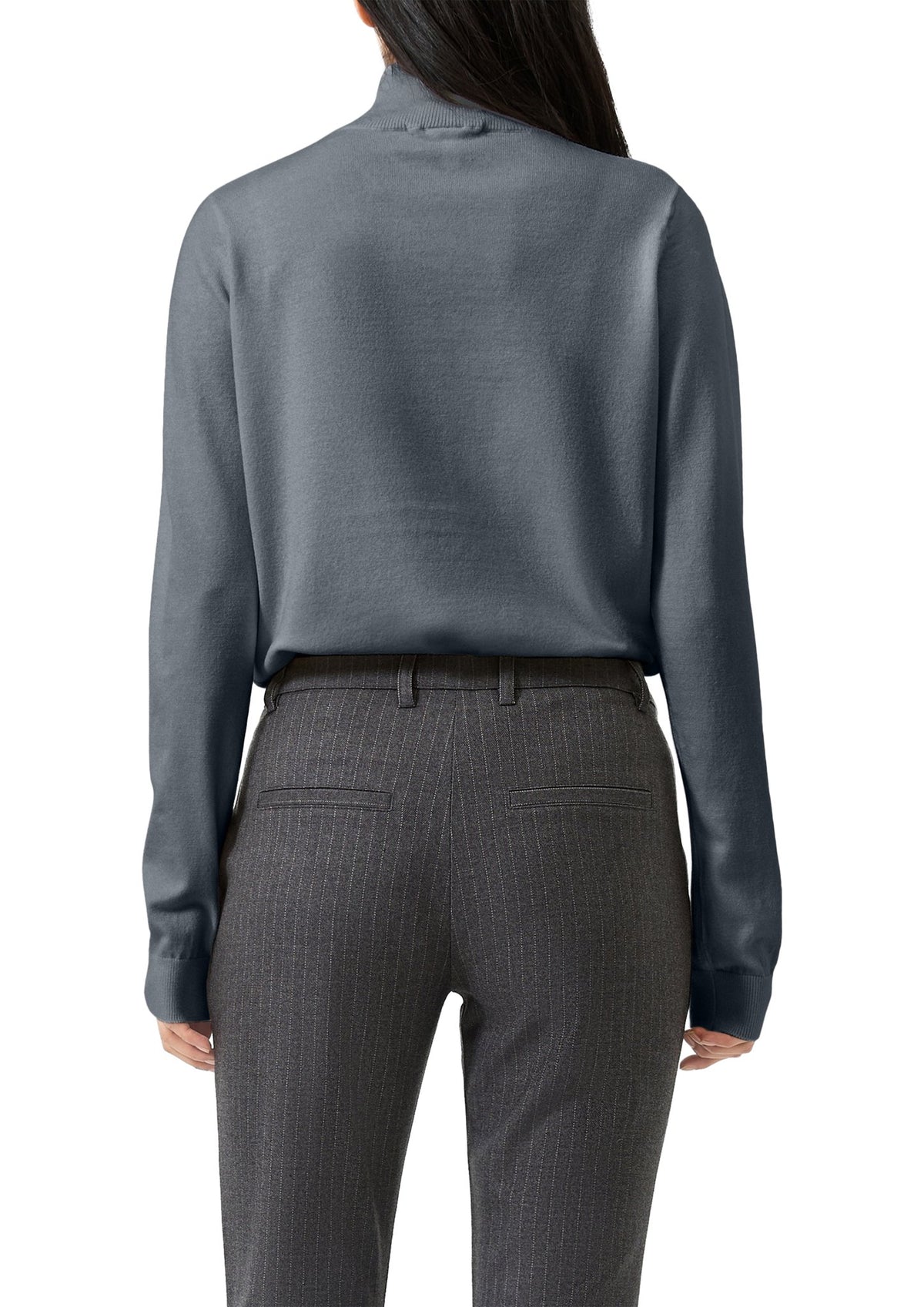 QS by S.Oliver Damen Pullover  Grey/Black