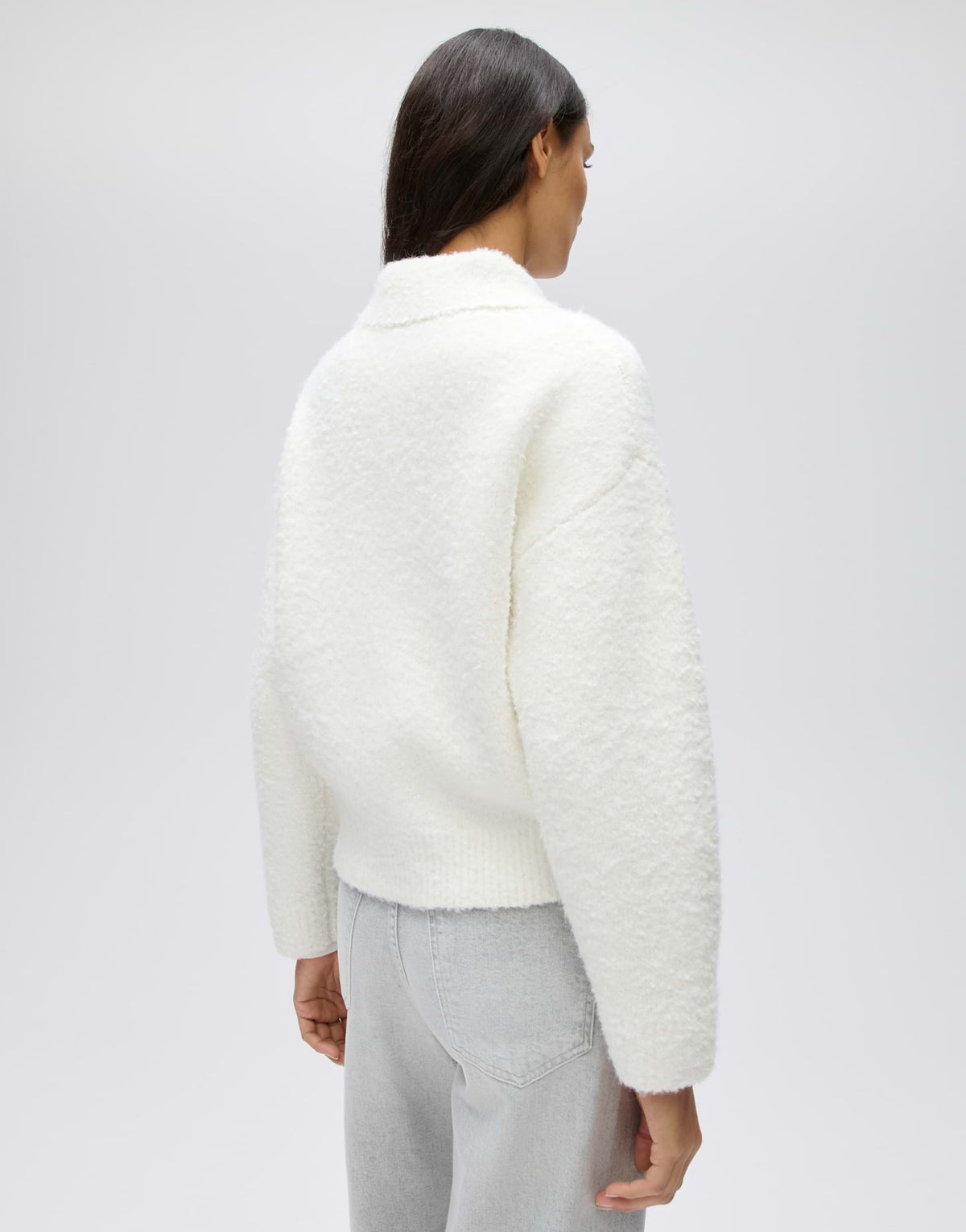 Opus Damen Pullover Soft Cream