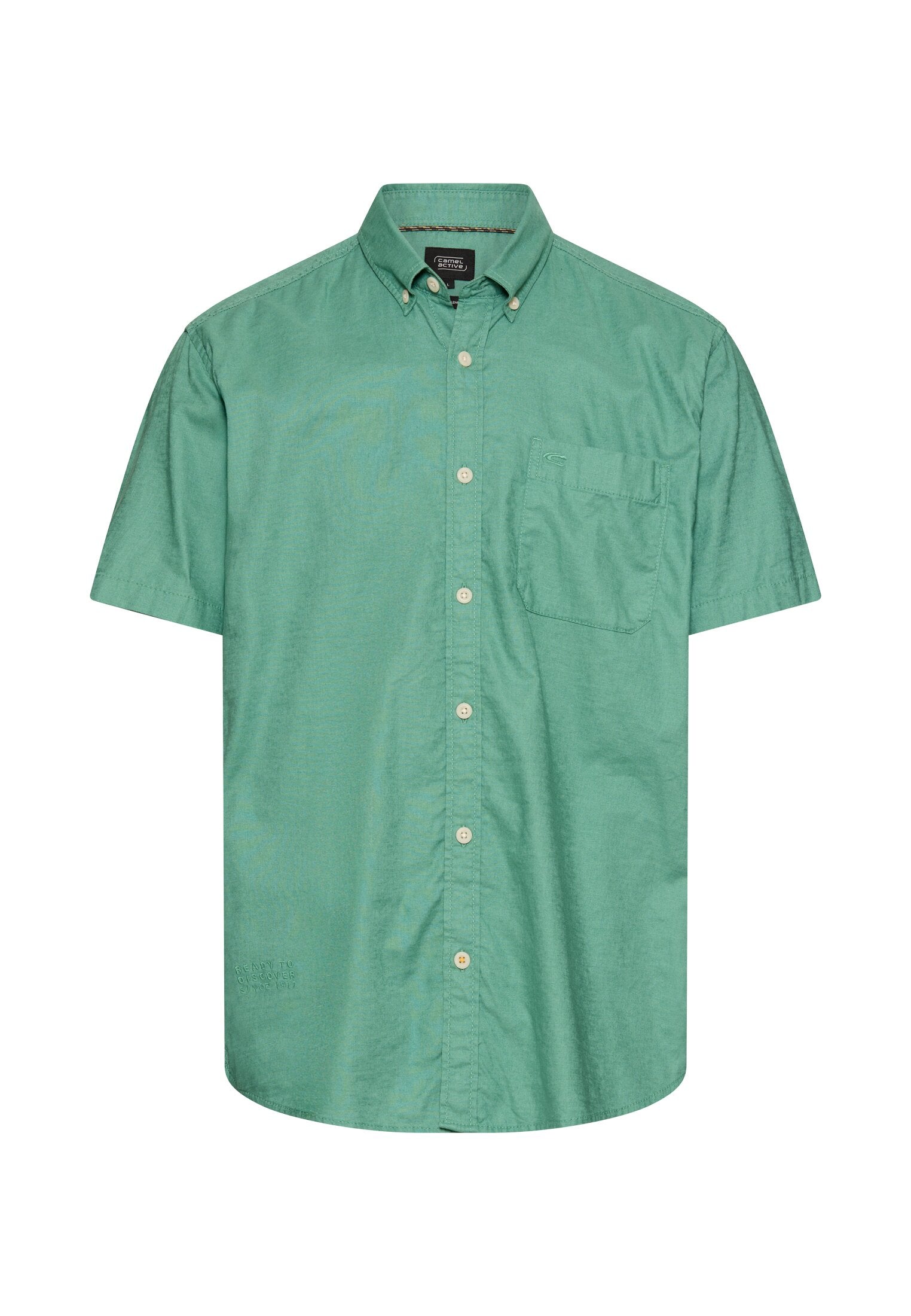 Camel active Herren Hemden kurz  Lagoon Green