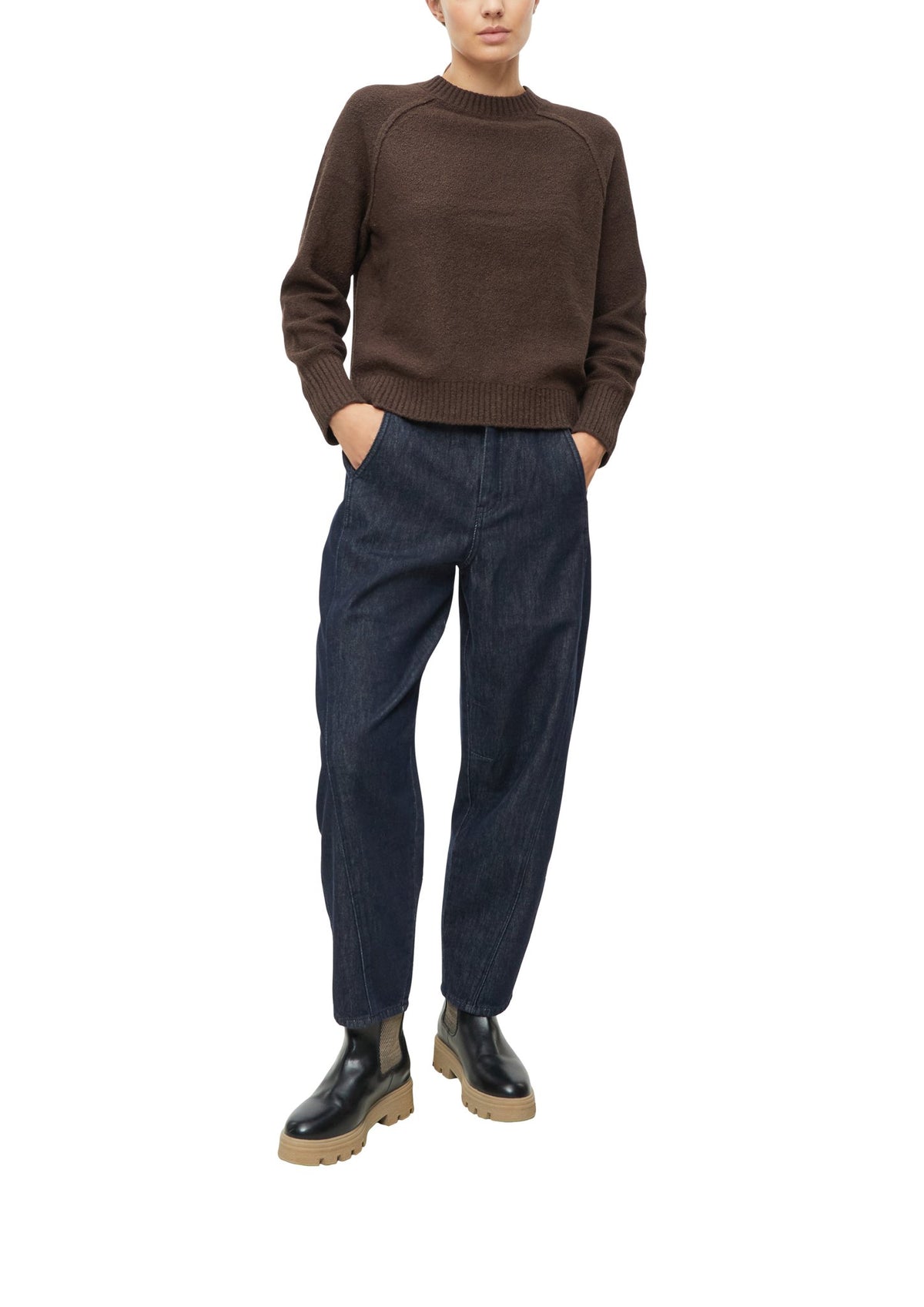S. Oliver red Damen Pullover Brown