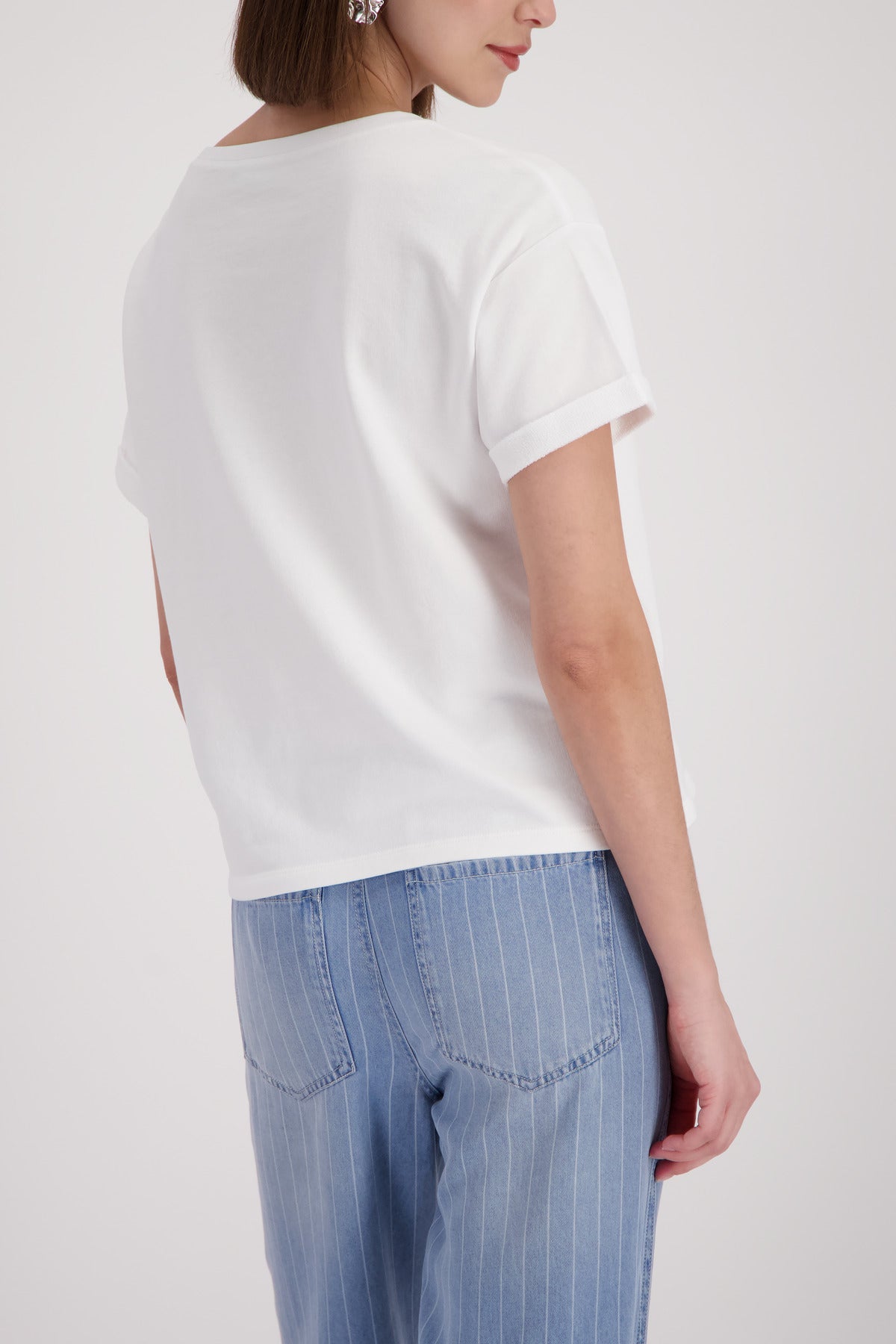Monari Damen T-Shirts  Cream
