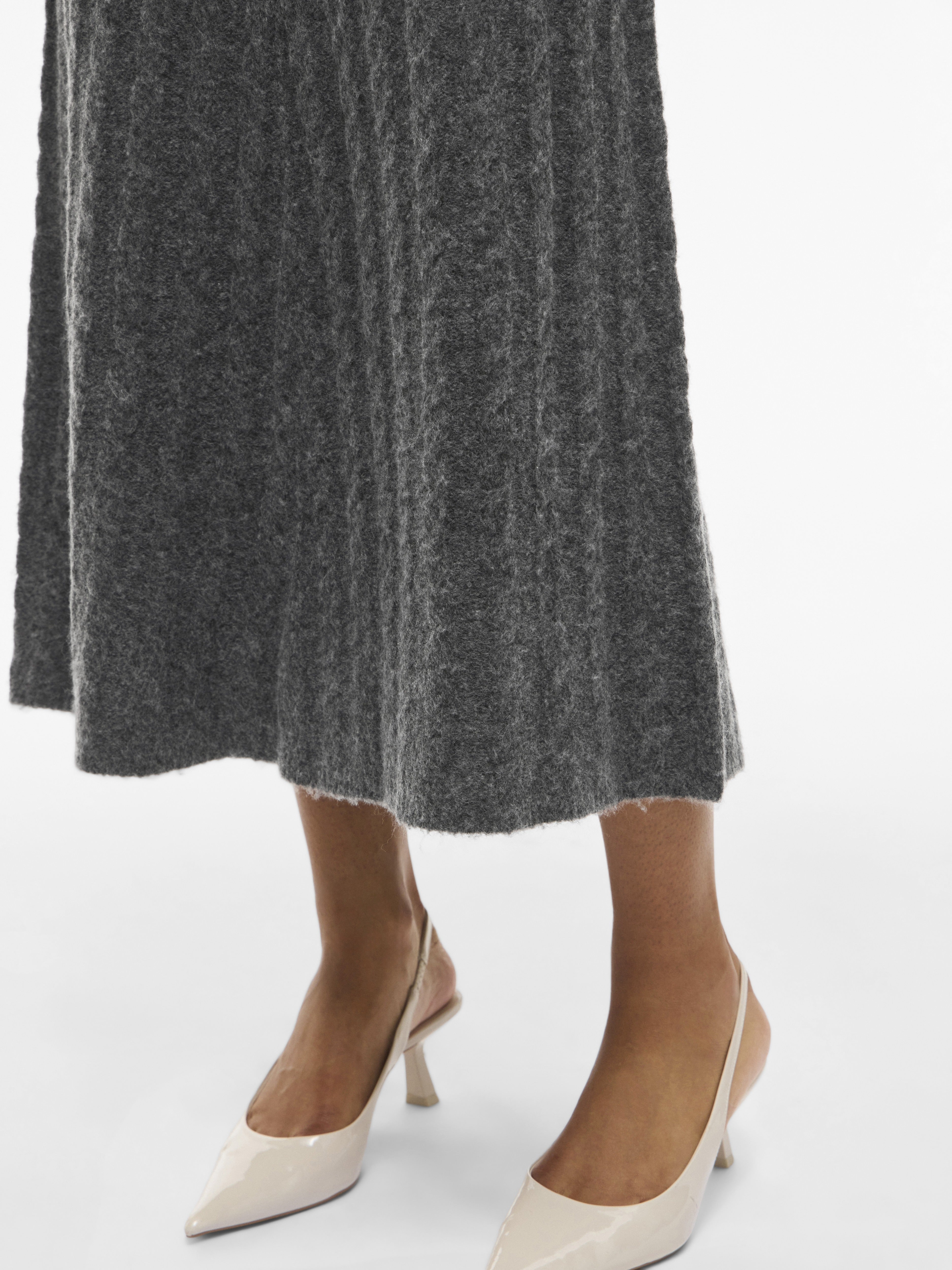 Vila Damen Rock Dark Grey Melan