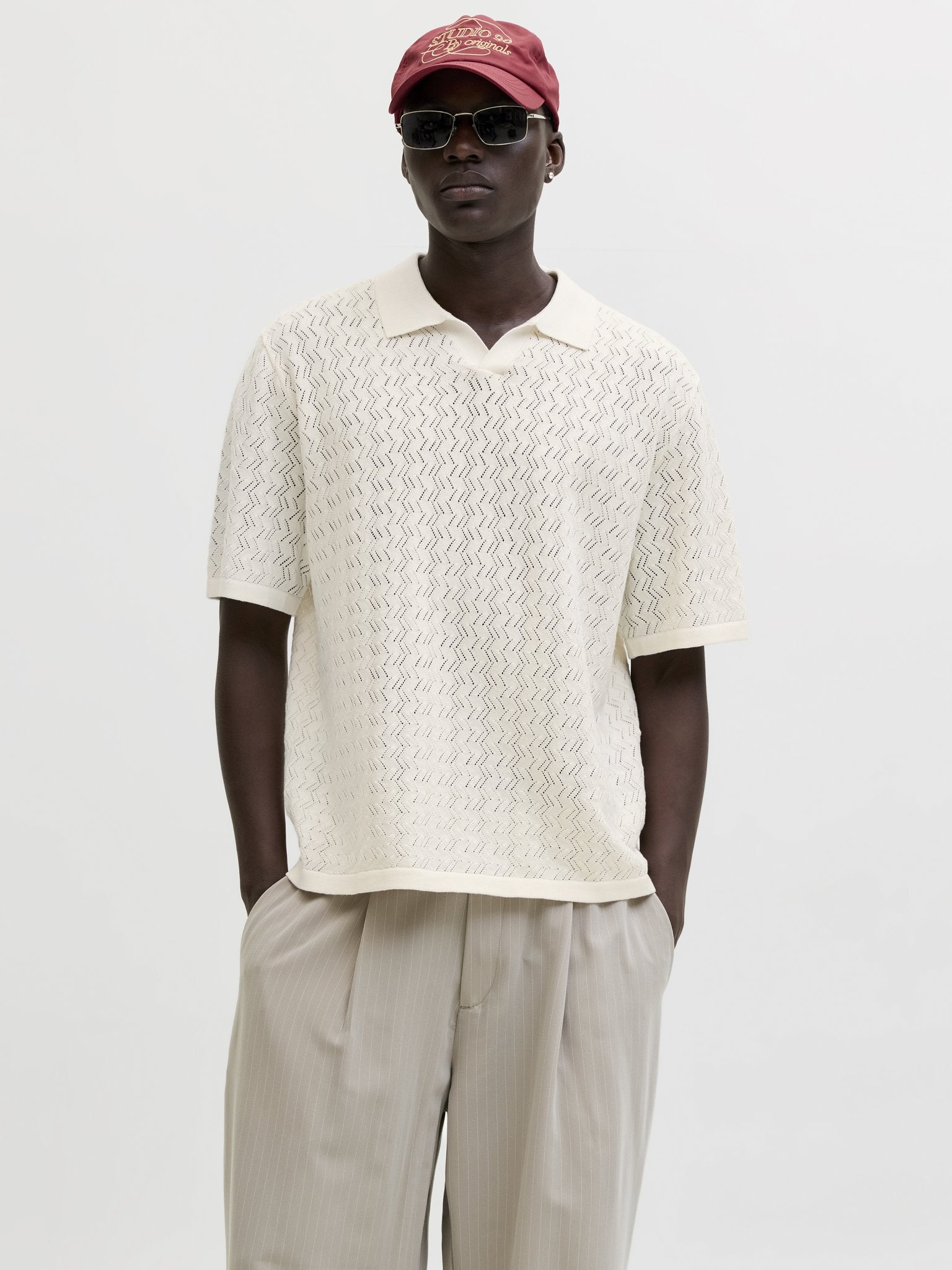 Jack & Jones Herren Polo-Shirts Sea Salt