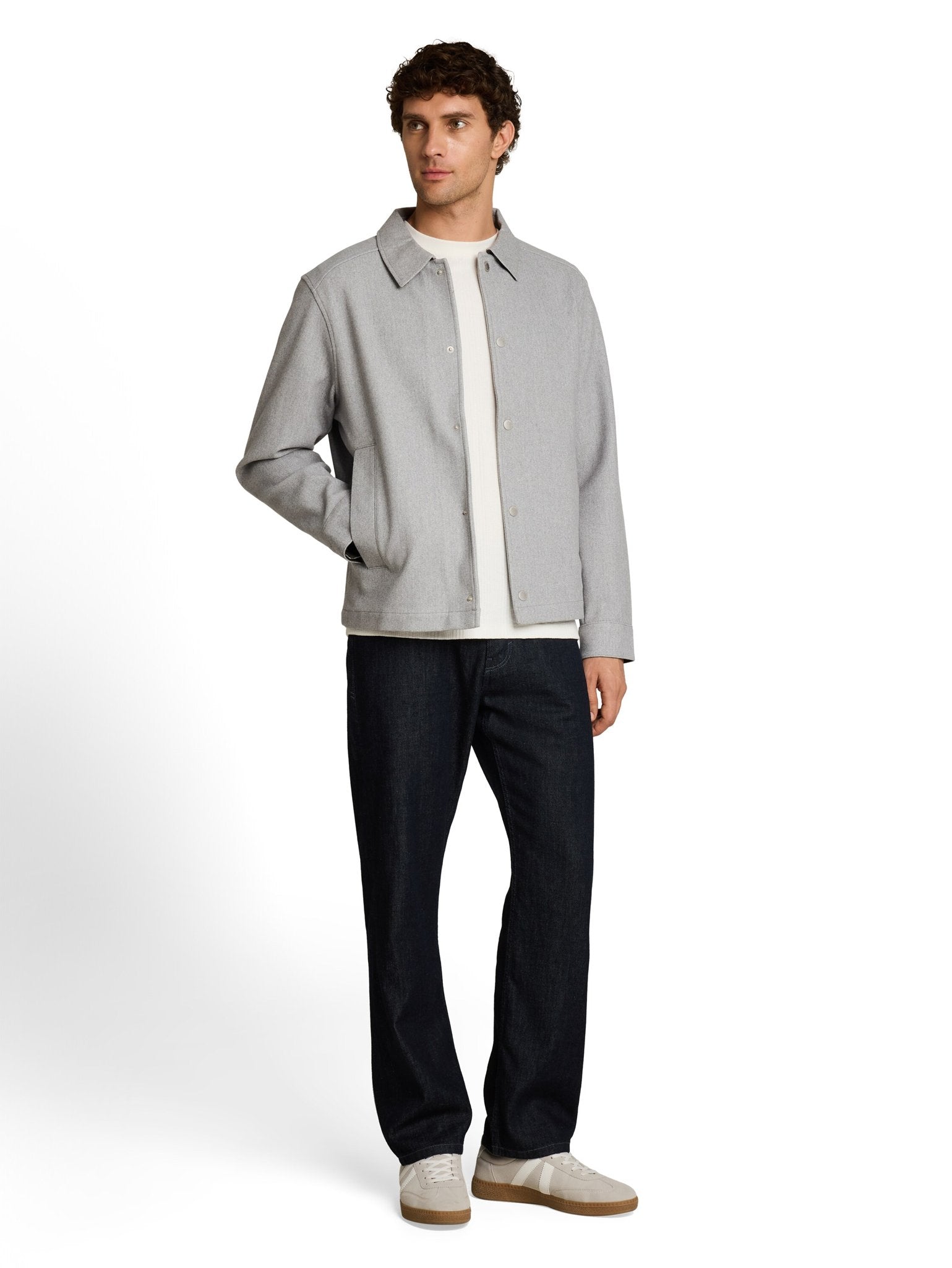 Tom Tailor denim Herren Jacken Medium Silver G
