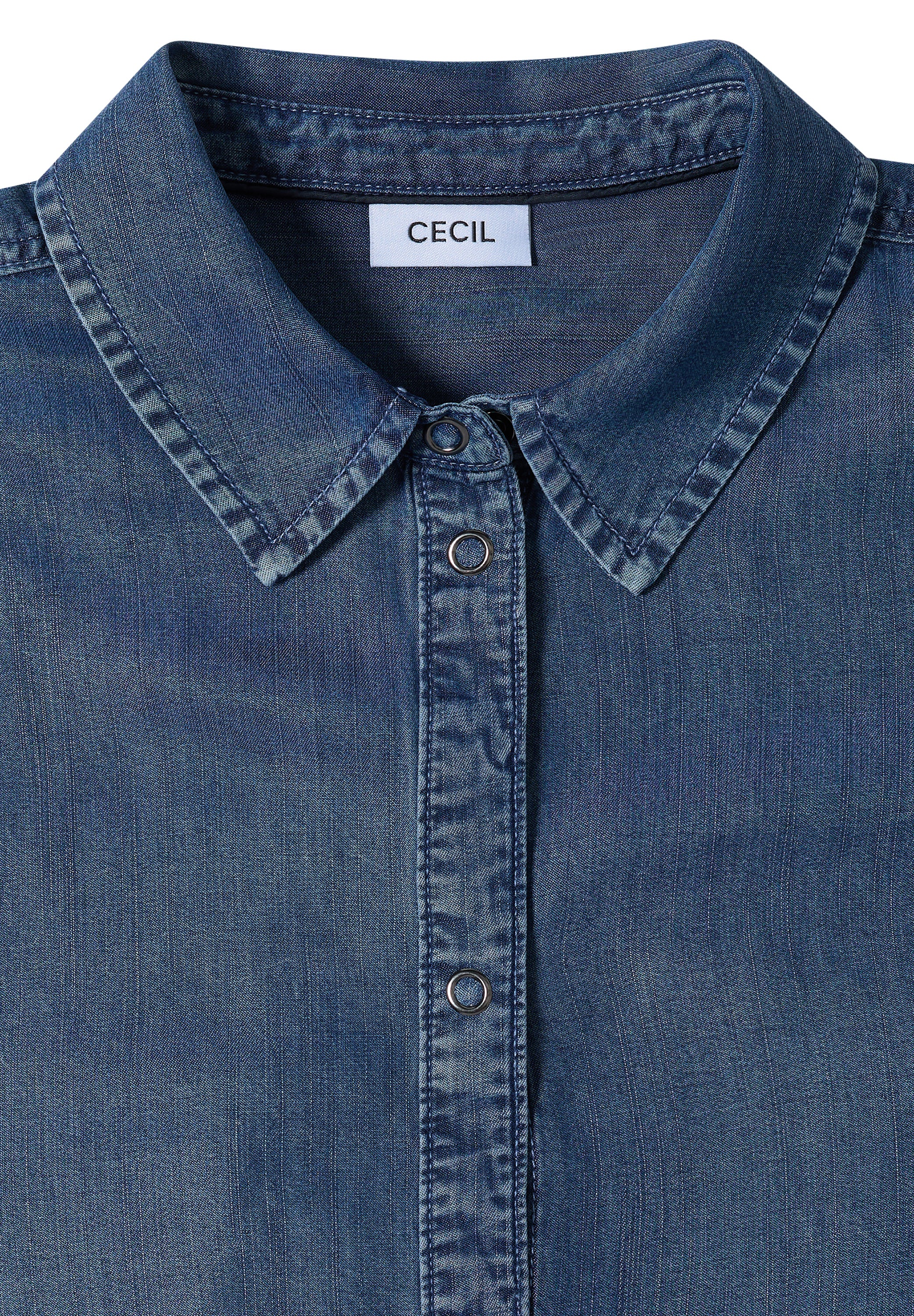 Cecil Damen Blusen  Mid Blue
